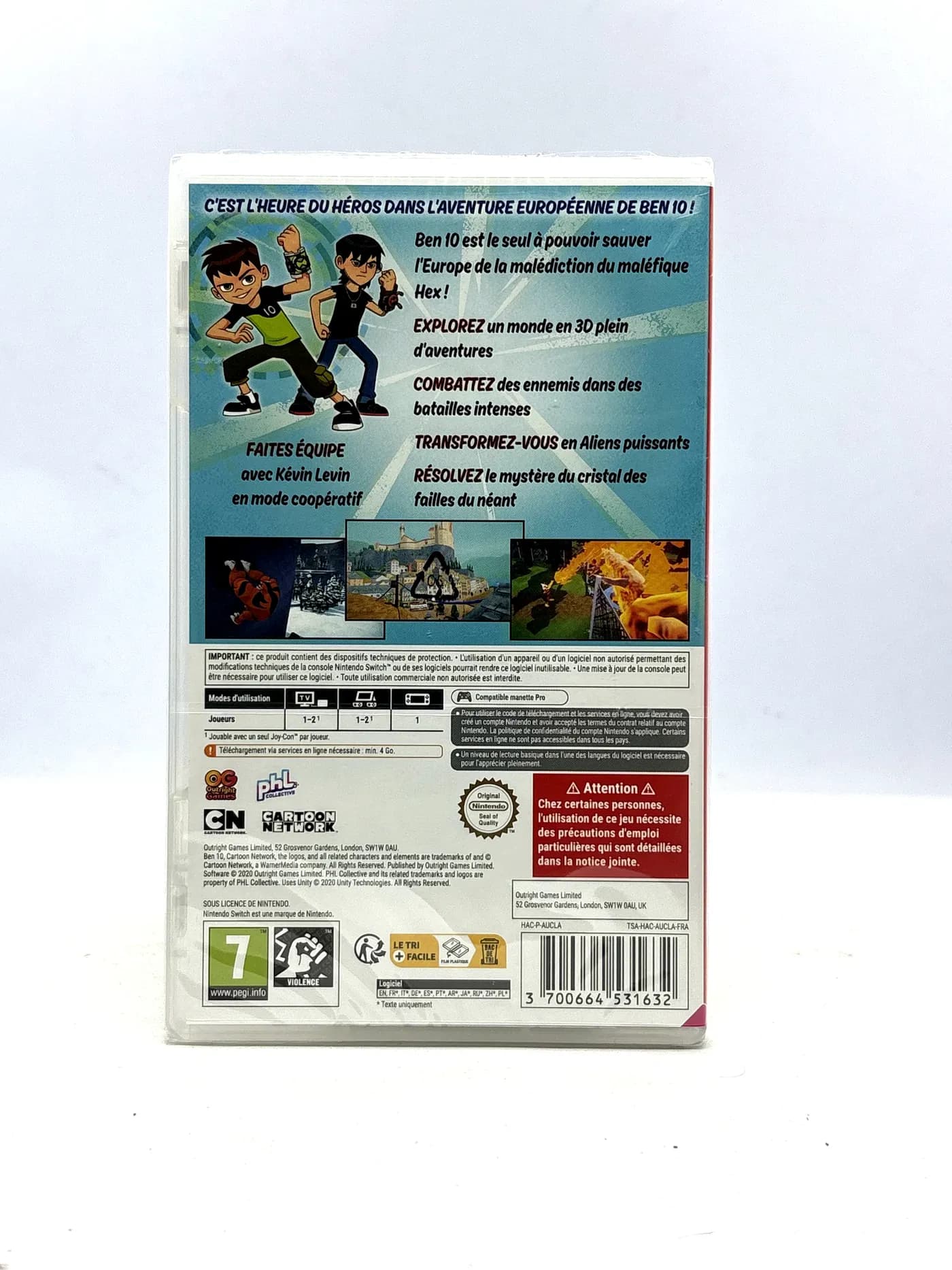 Ben 10: Power Trip Nintendo Switch (Code in Foil)