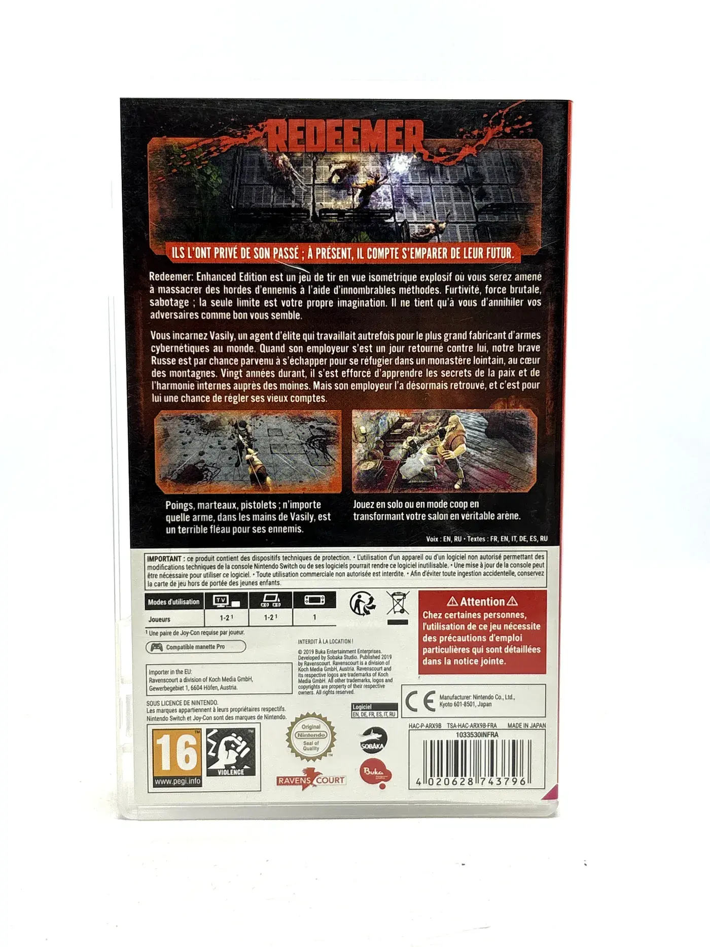 Redeemer Enhanced Edition Nintendo Switch