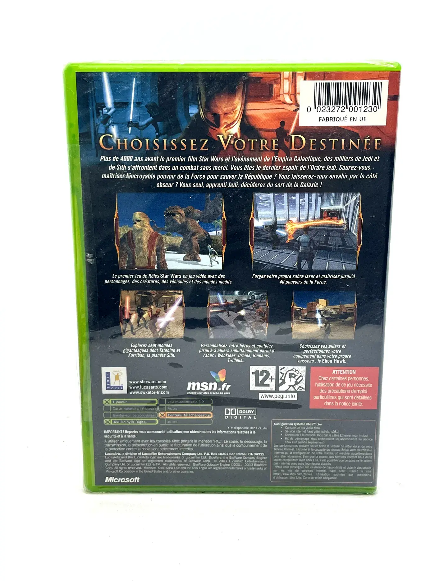 Star Wars Knights of the Old Republic PROMO XBOX (New and Sealed)