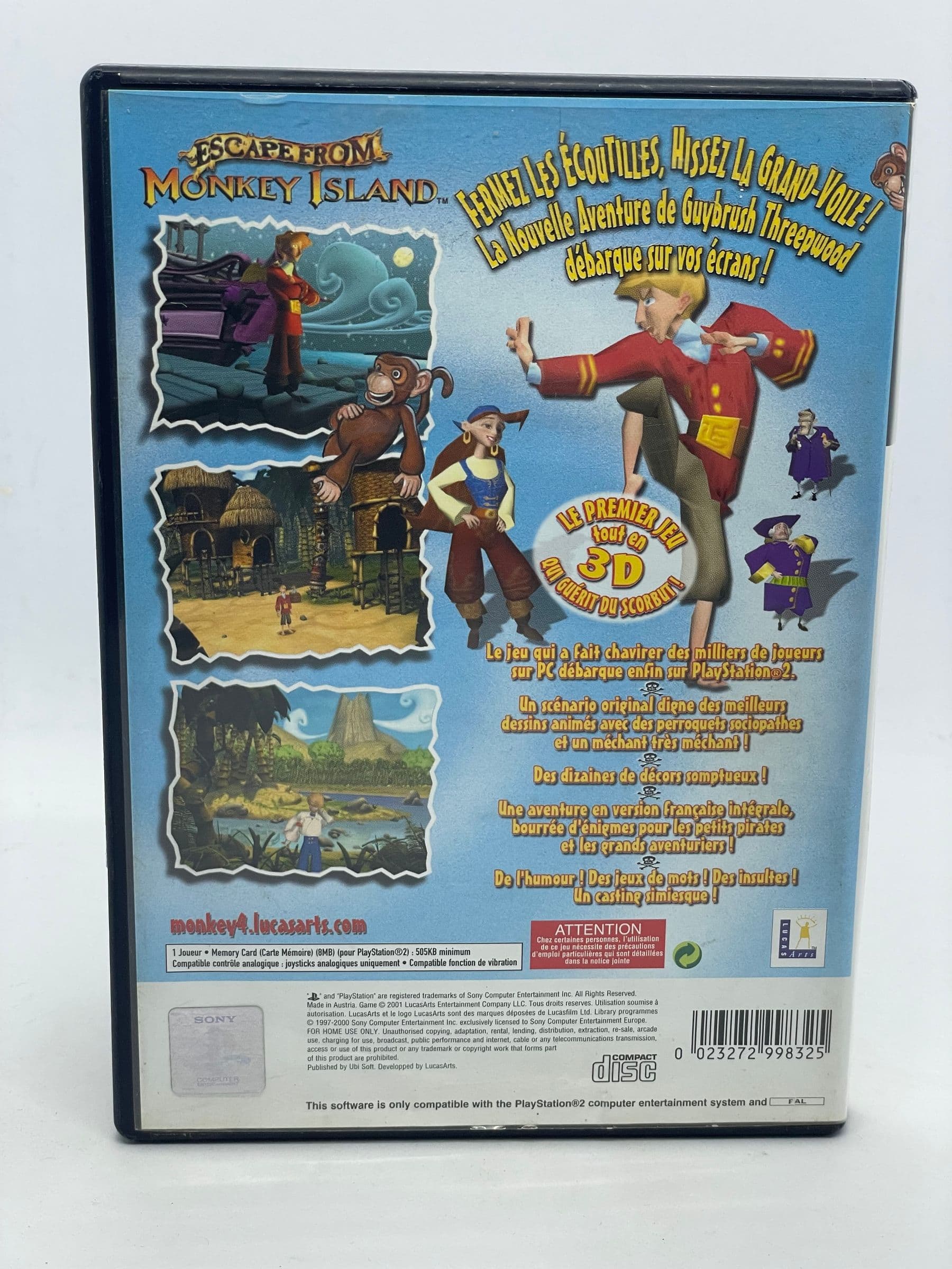 Escape From Monkey Island PS2 (FR)