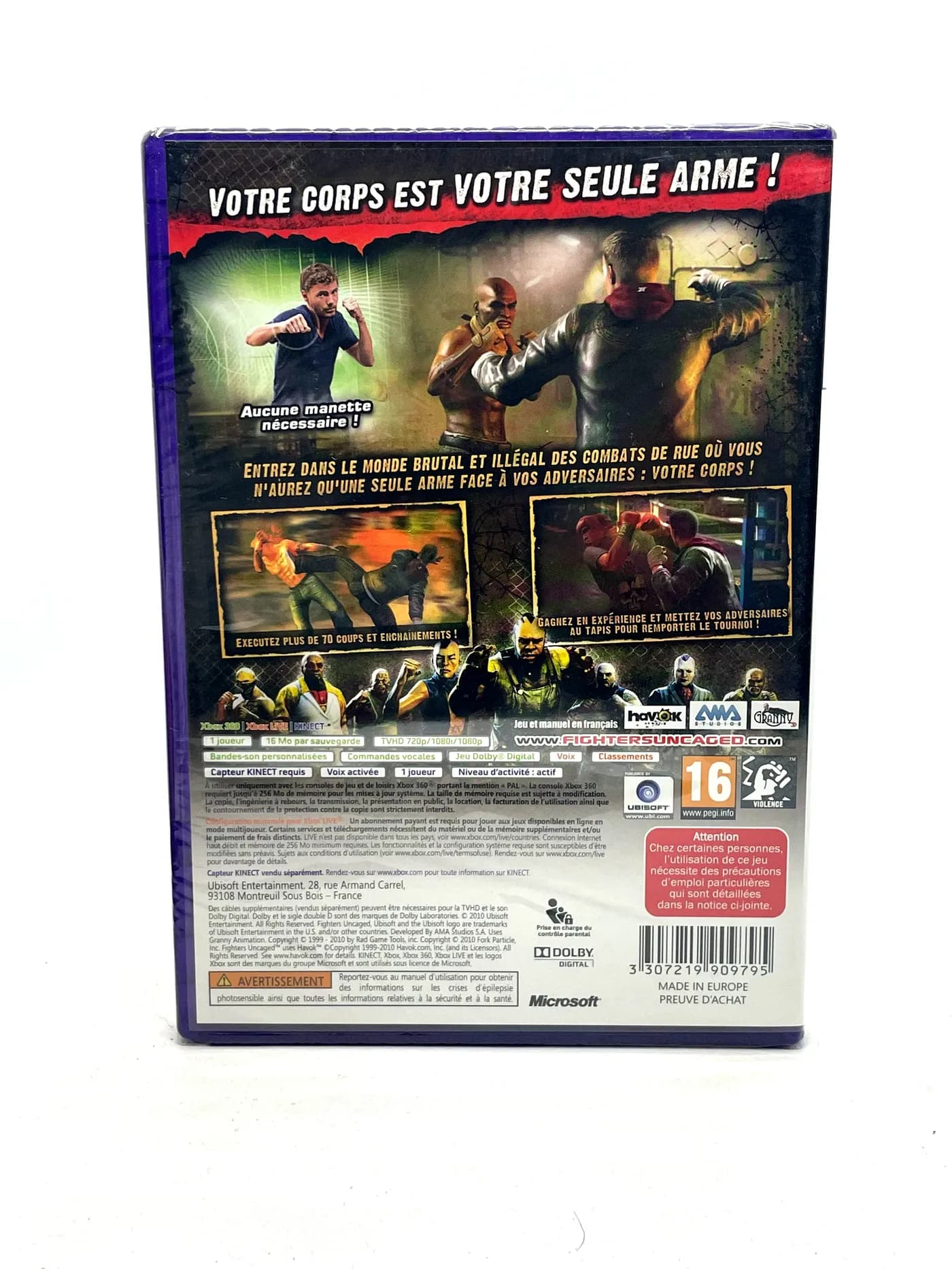 Fighters Uncaged Xbox 360 (New & Sealed)