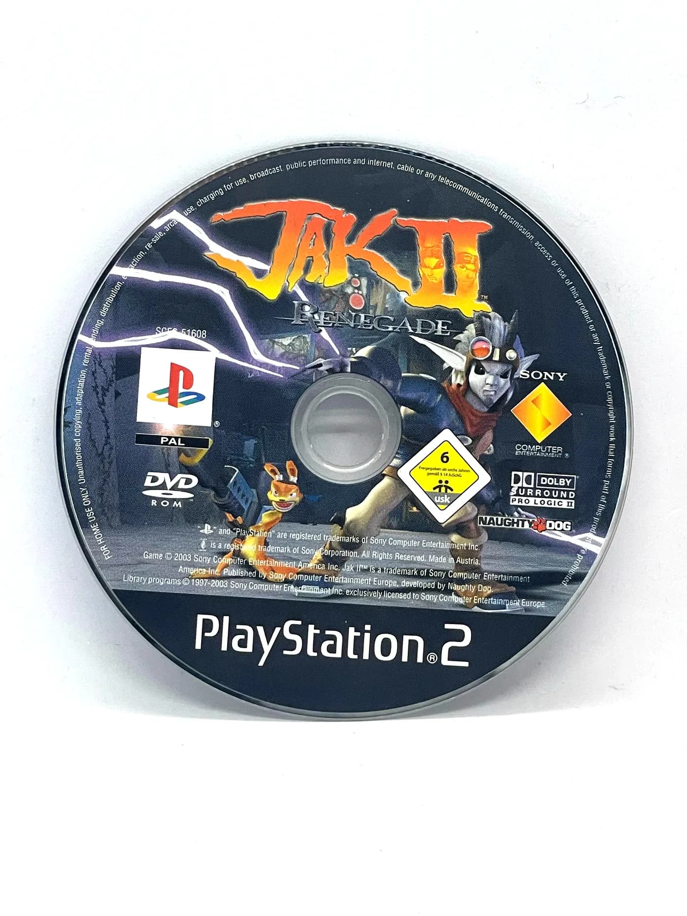 Jak II Renegade PS2 (sama gra)