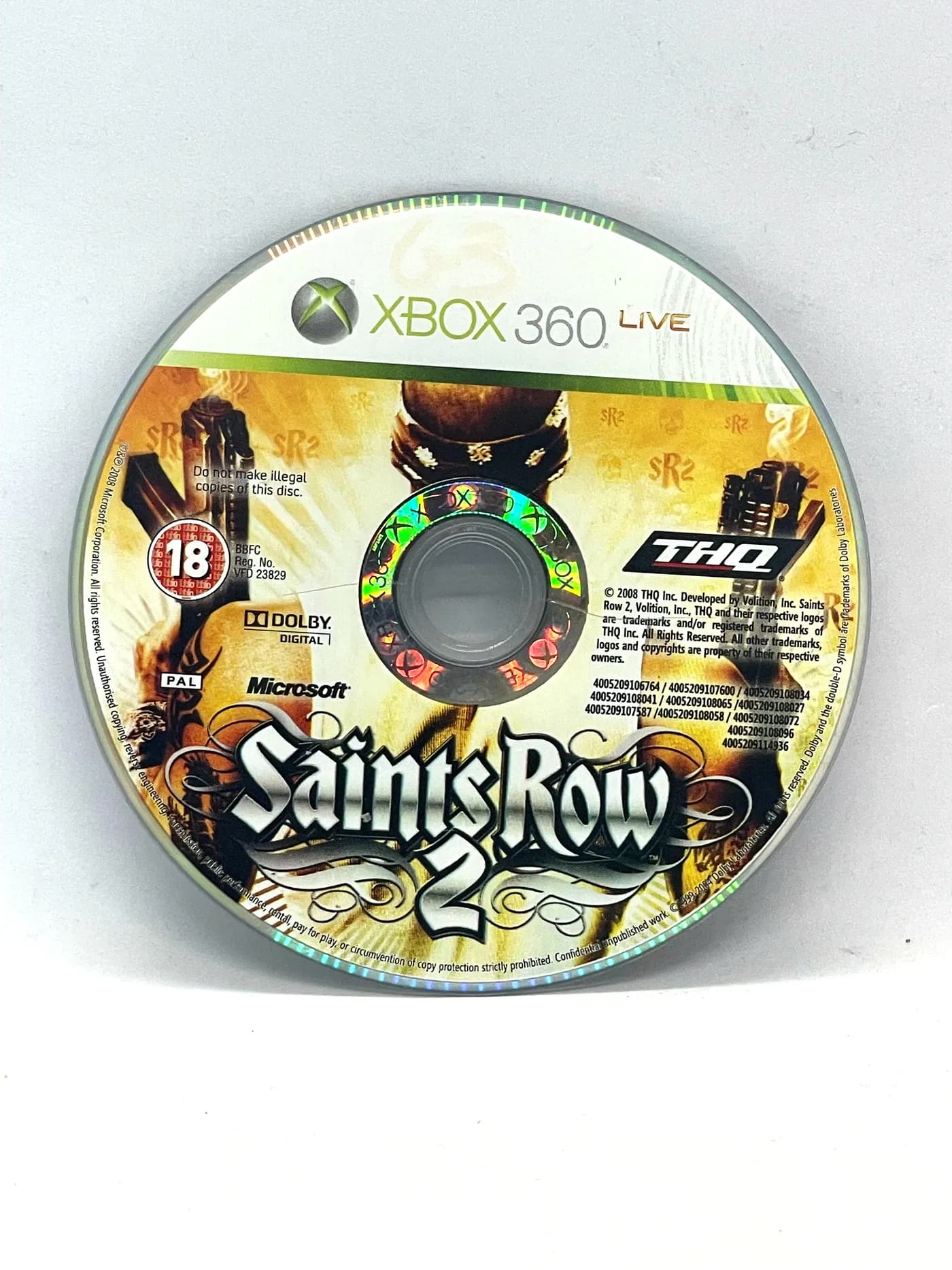 Saints Row 2 Xbox 360 (game only)