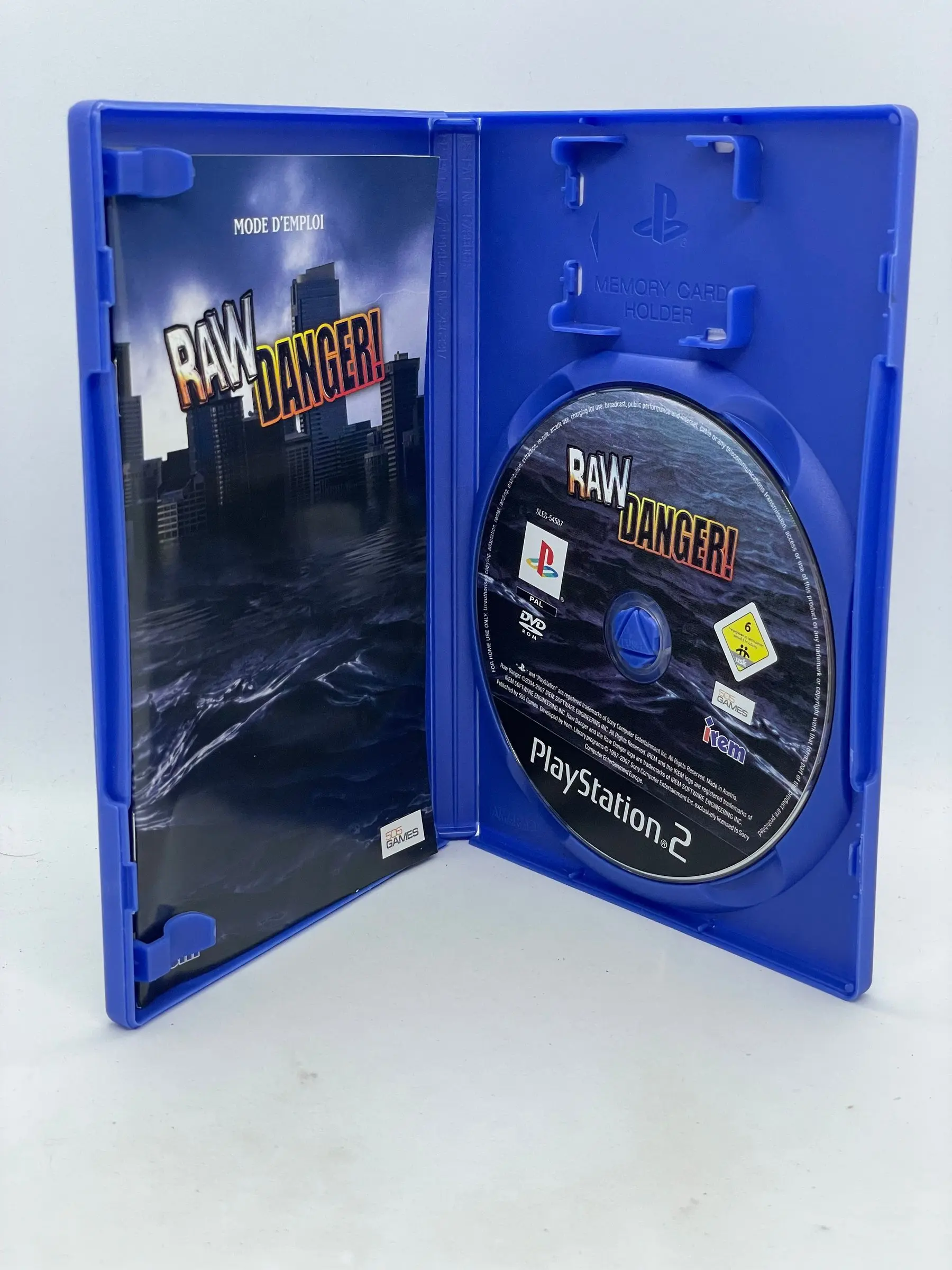 Raw Danger PS2 (super rare)