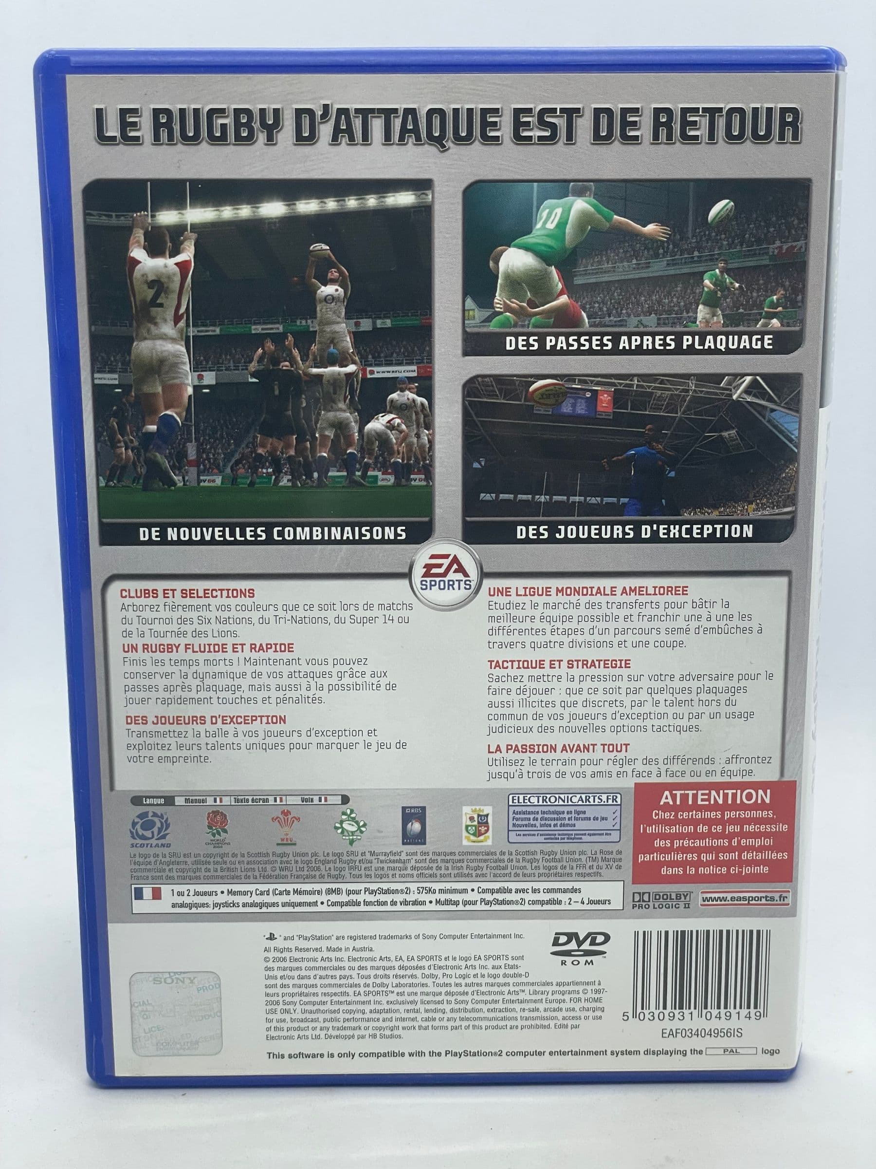 Rugby 06 PS2 (FR)