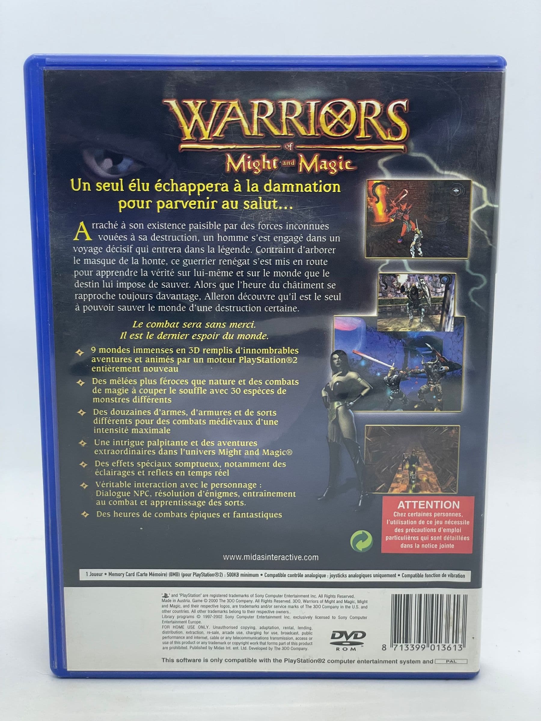 Warriors of Might and Magic PS2