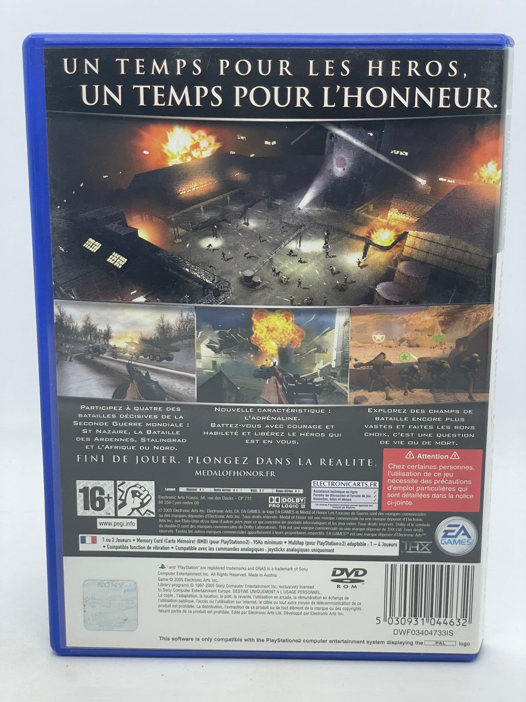 Medal of Honor European Assault PS2 (FR)