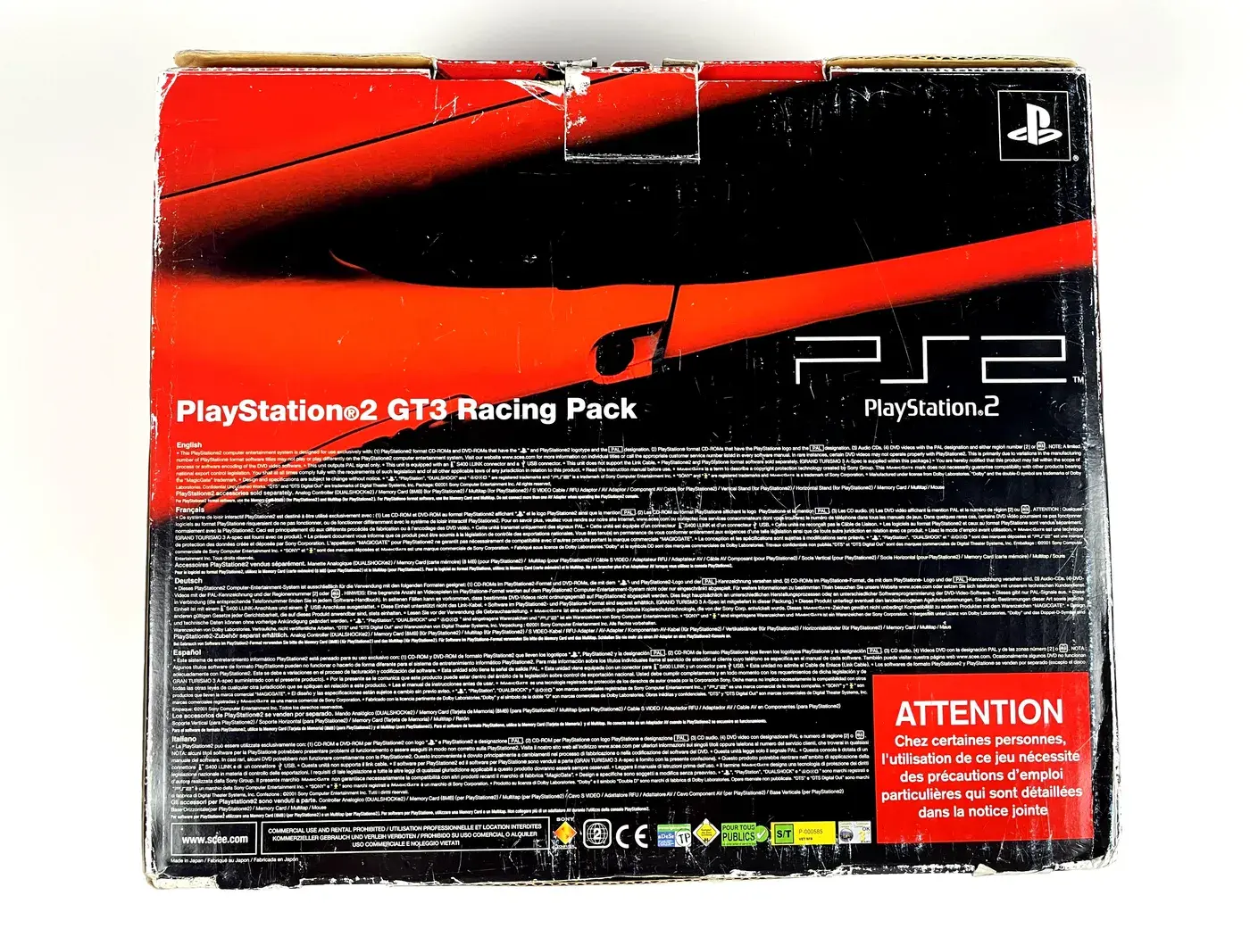 PlayStation 2 PS2 GT3 Racing Pack Console SCPH-35004 Complete