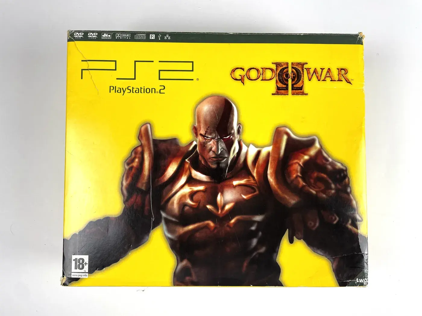 PlayStation 2 PS2 Slim God of War 2 Pack Console SCPH-77004 Set UNIQUE
