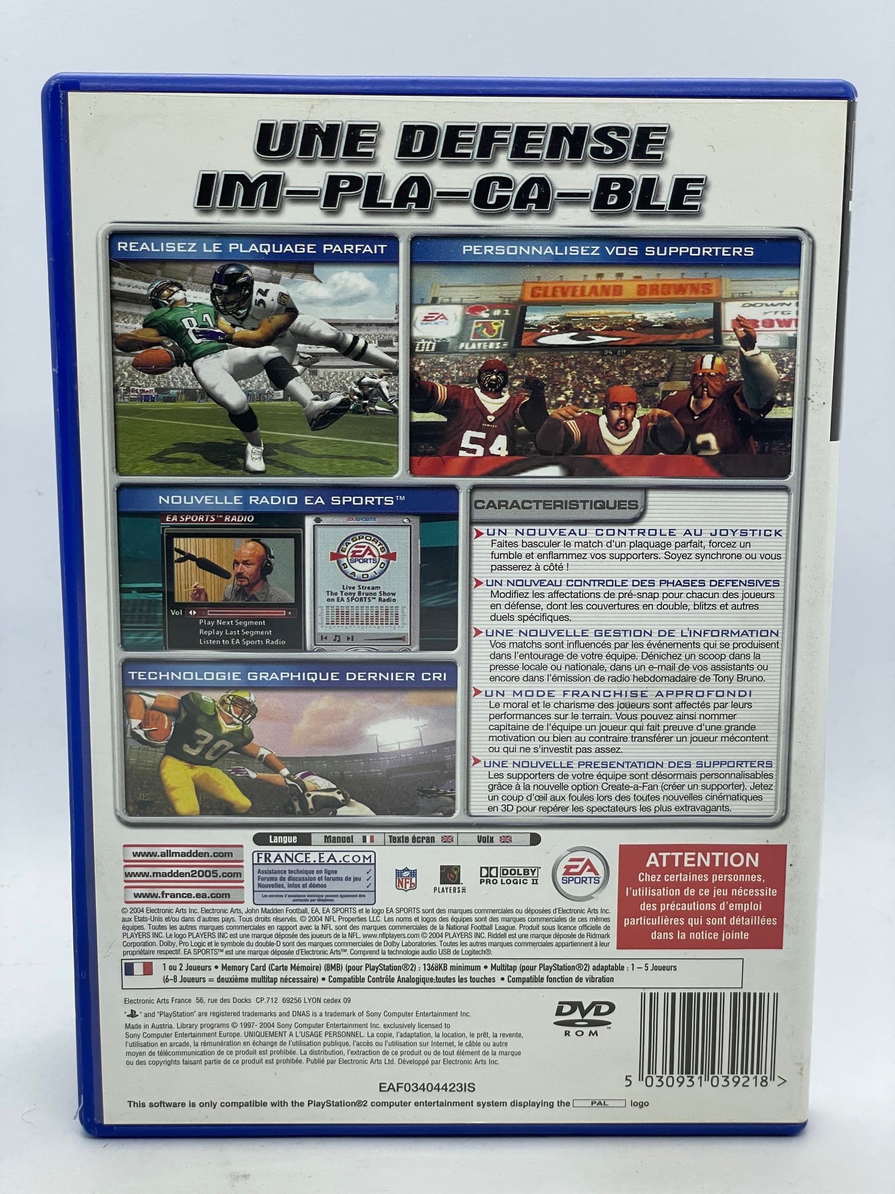 Madden NFL 2005 PS2