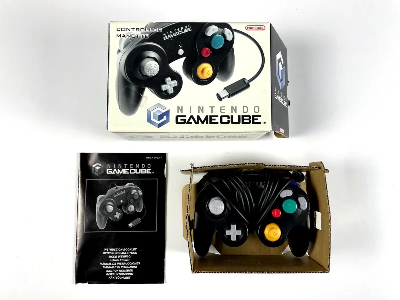 Kontroler GameCube Czarny + Karton Komplet