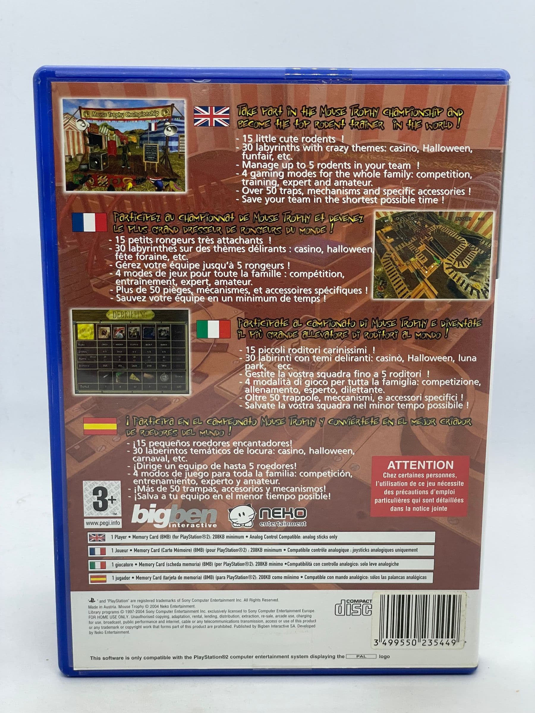 Mouse Trophy PS2