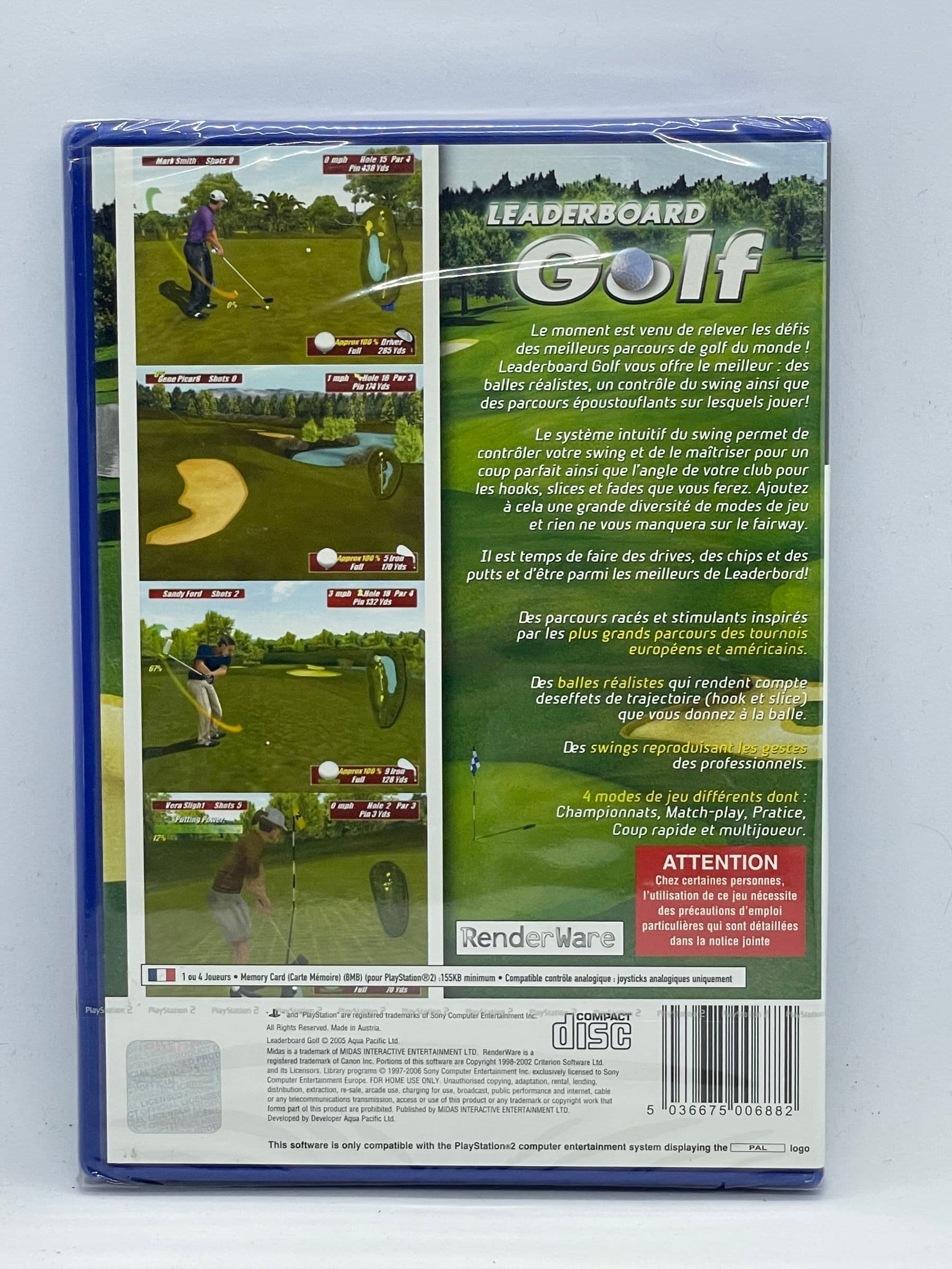 Leaderboard Golf PS2