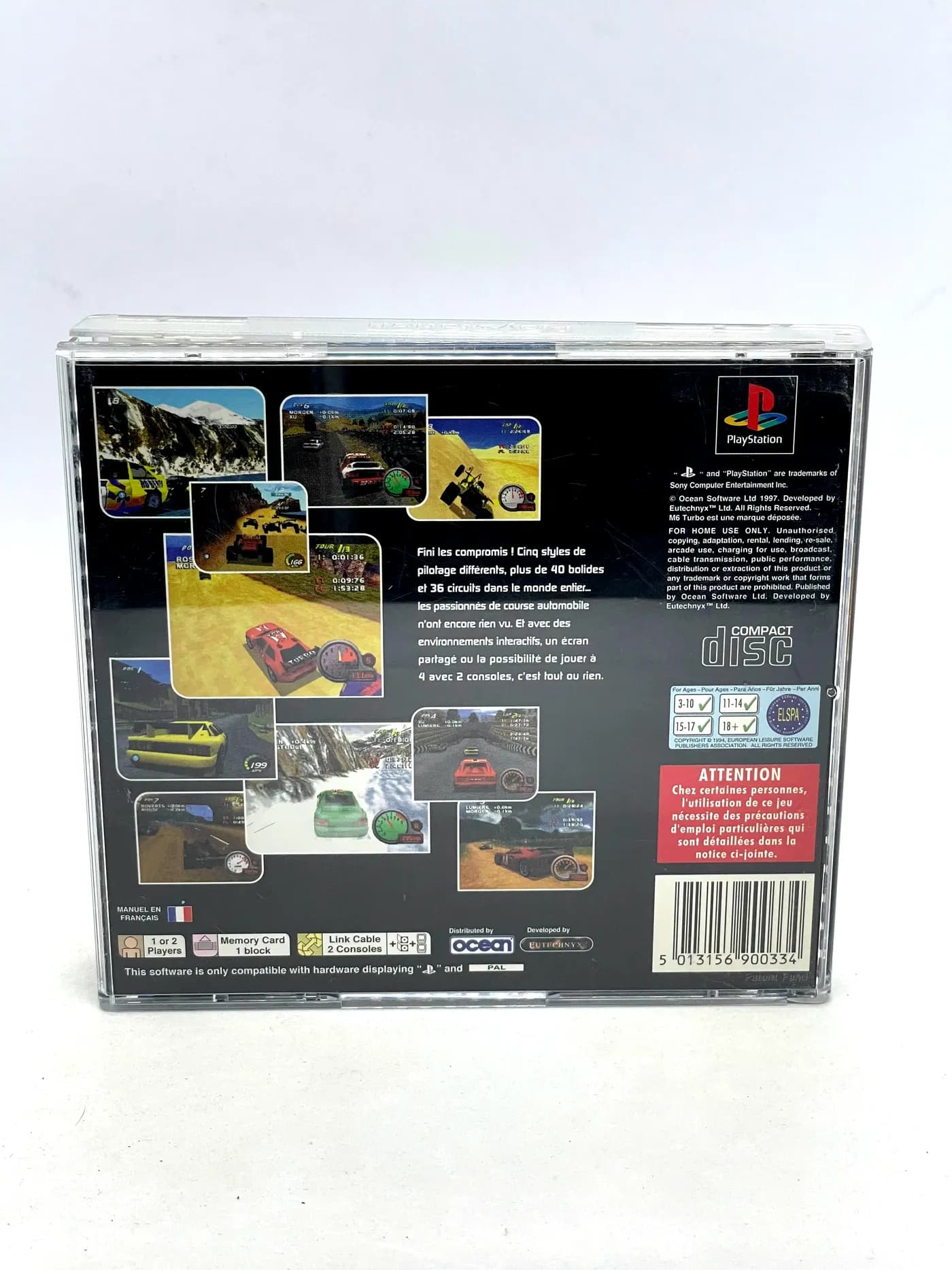 M6 Turbo Racing PS1 PSX