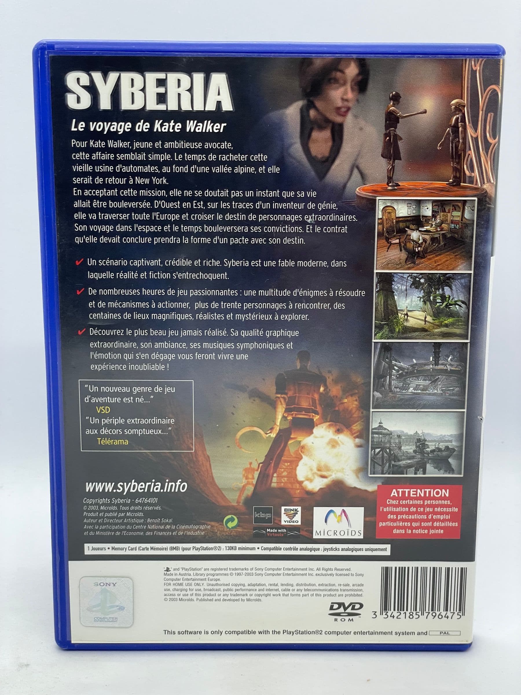 Syberia PS2
