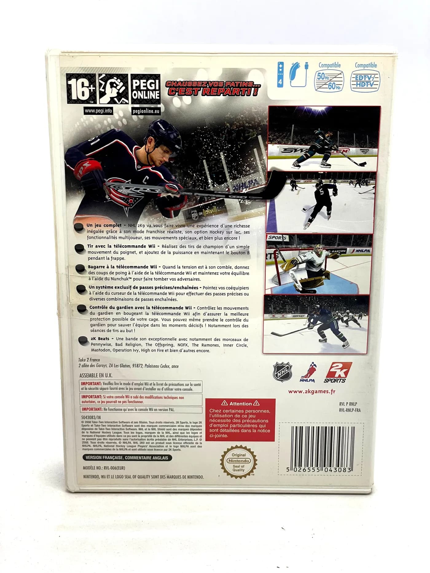 NHL 2K9 Nintendo Wii