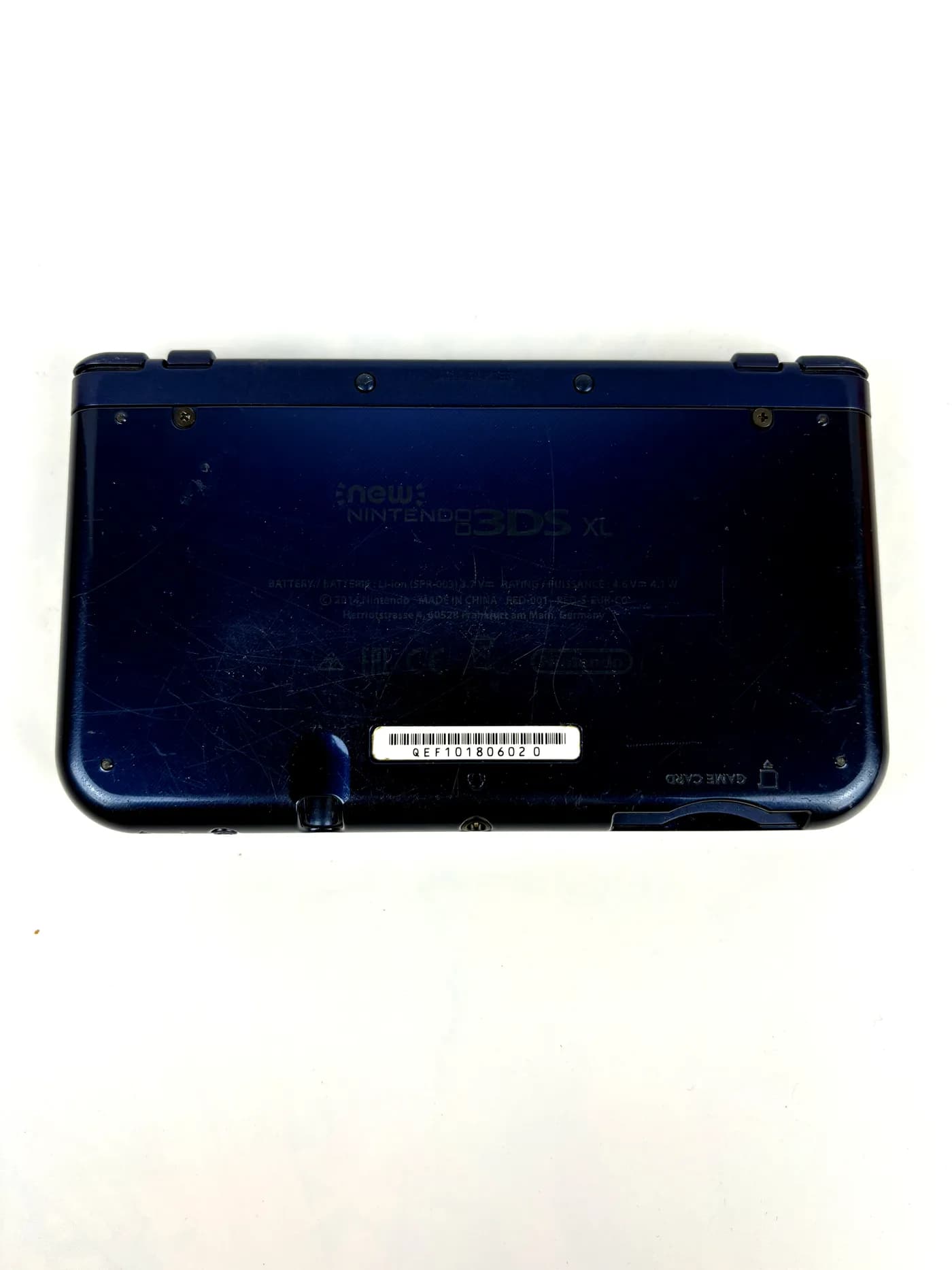 Nintendo New 3DS XL Metallic Blue Console + 2x IPS Charger