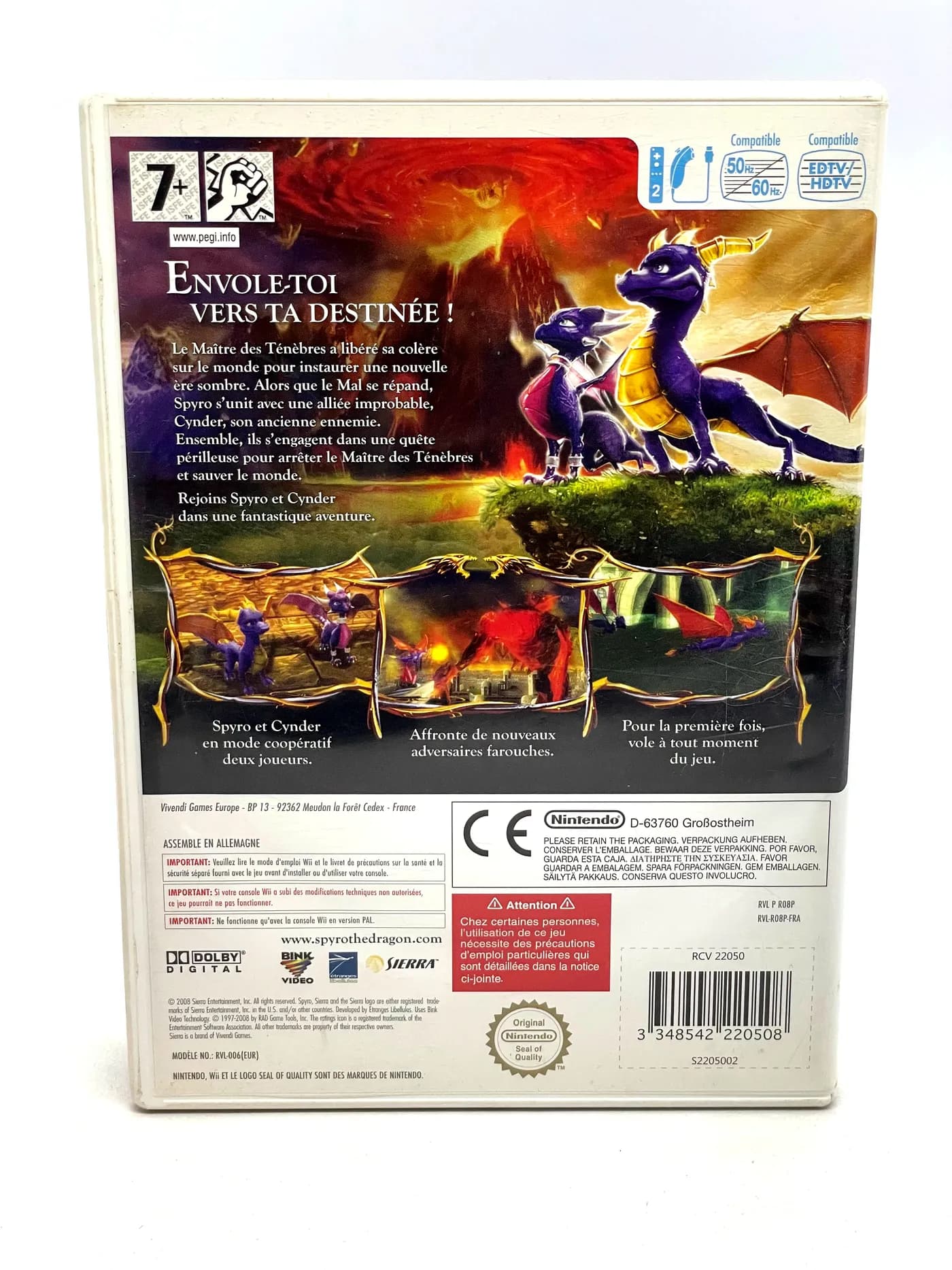 The Legend of Spyro Dawn of the Dragon Nintendo Wii