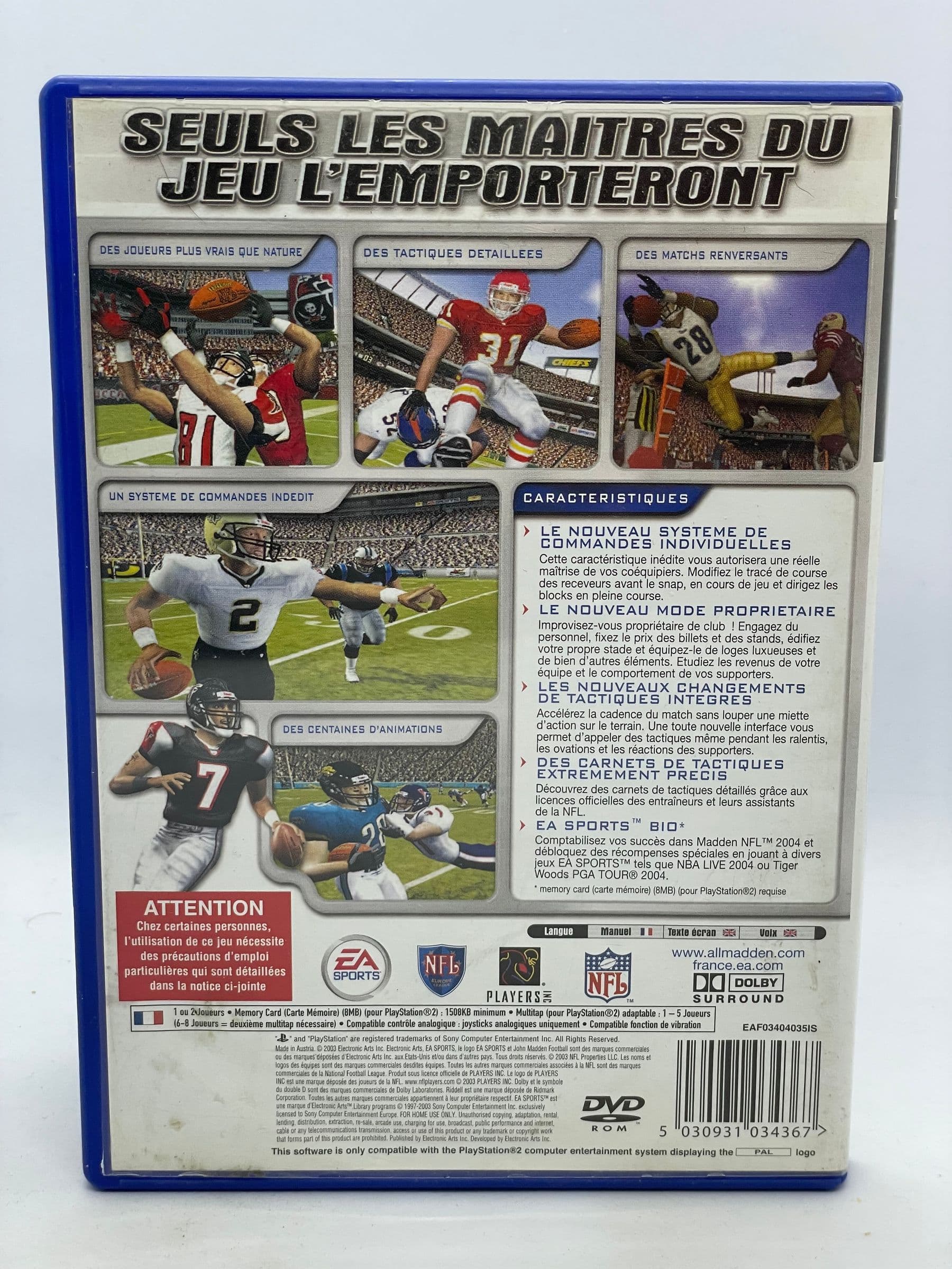 Madden NFL 2004 PS2