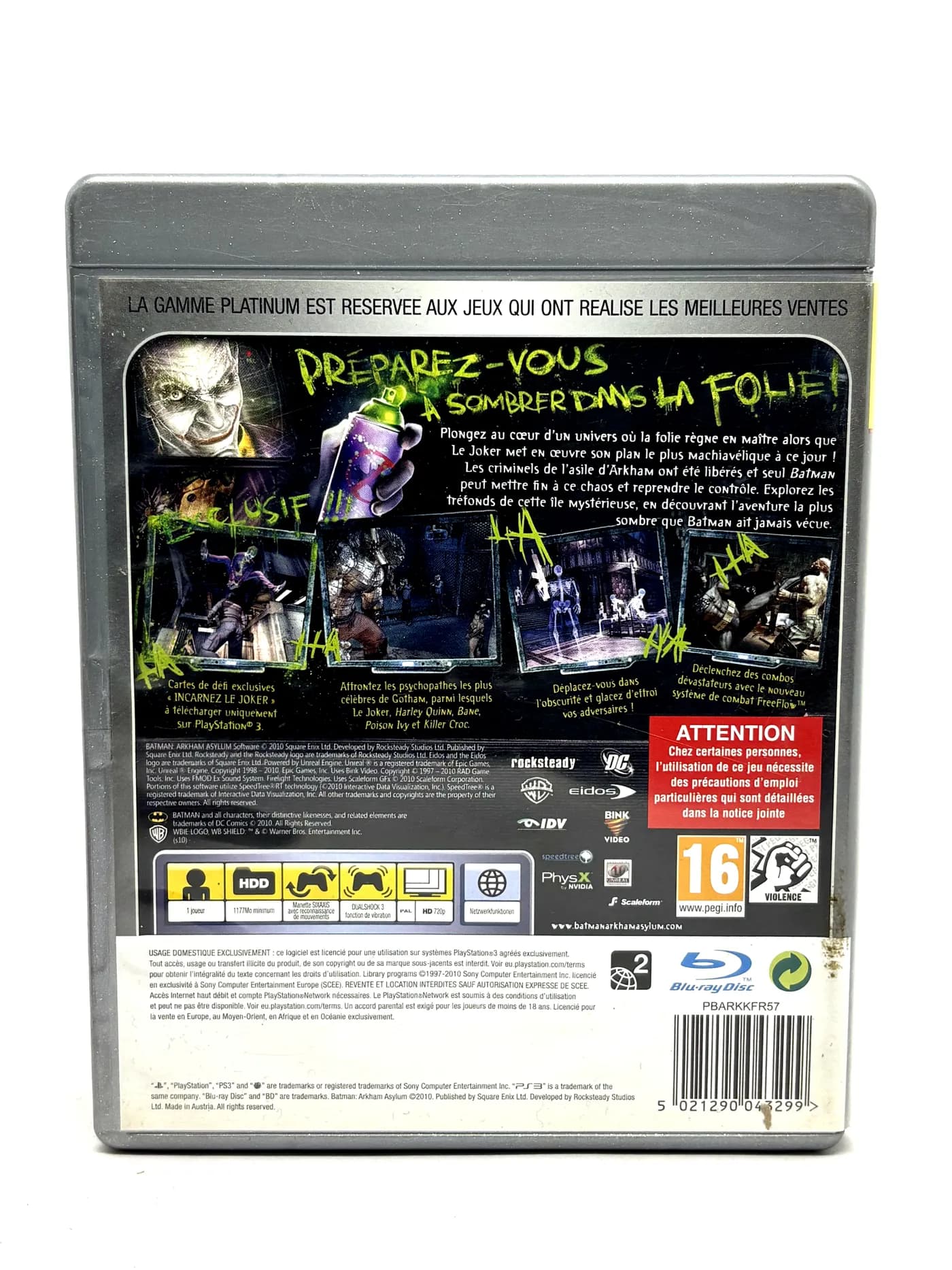 Batman Arkham Asylum PS3