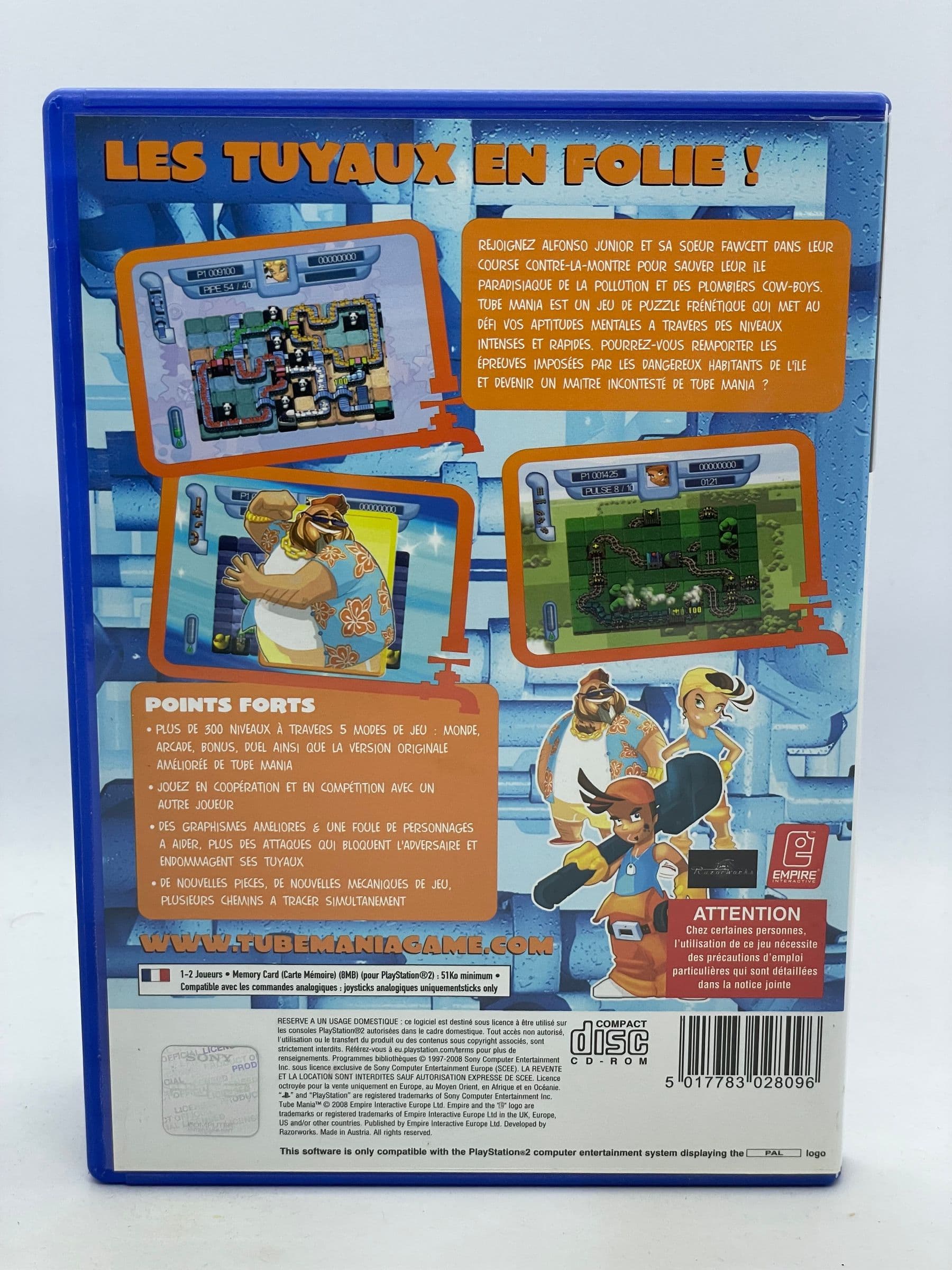 Tube Mania PS2 (FR)