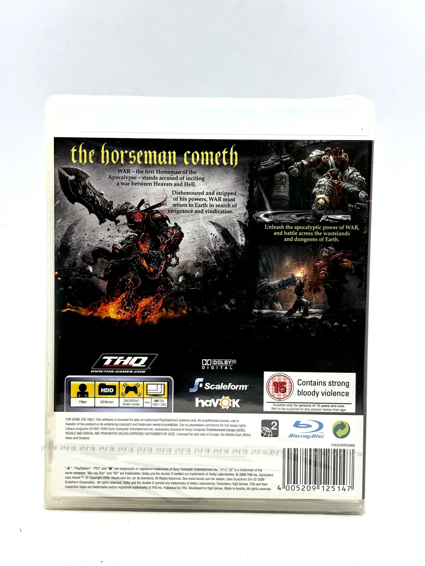 Darksiders PS3 (New and Sealed)