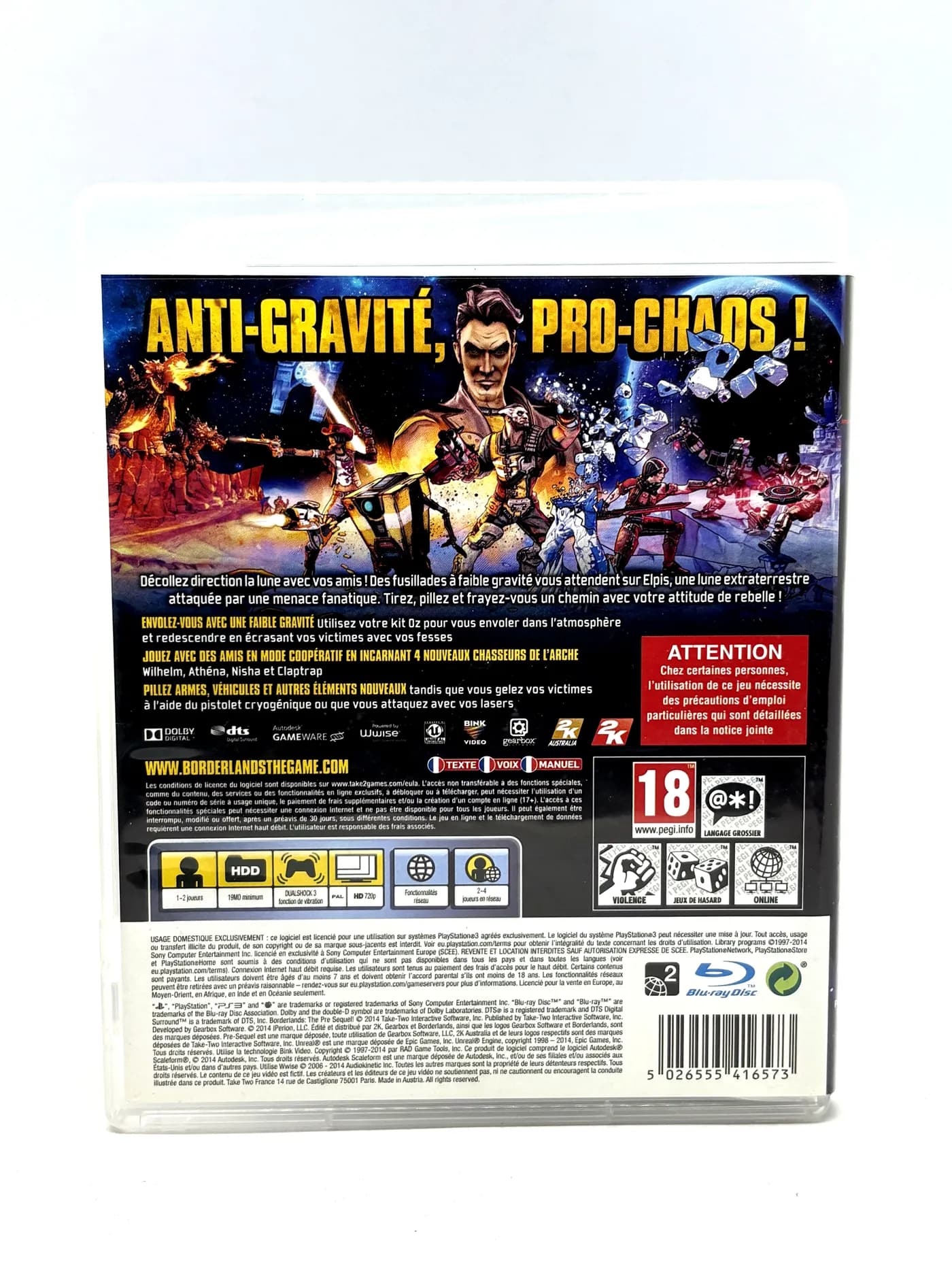Borderlands The Pre-Sequel PS3
