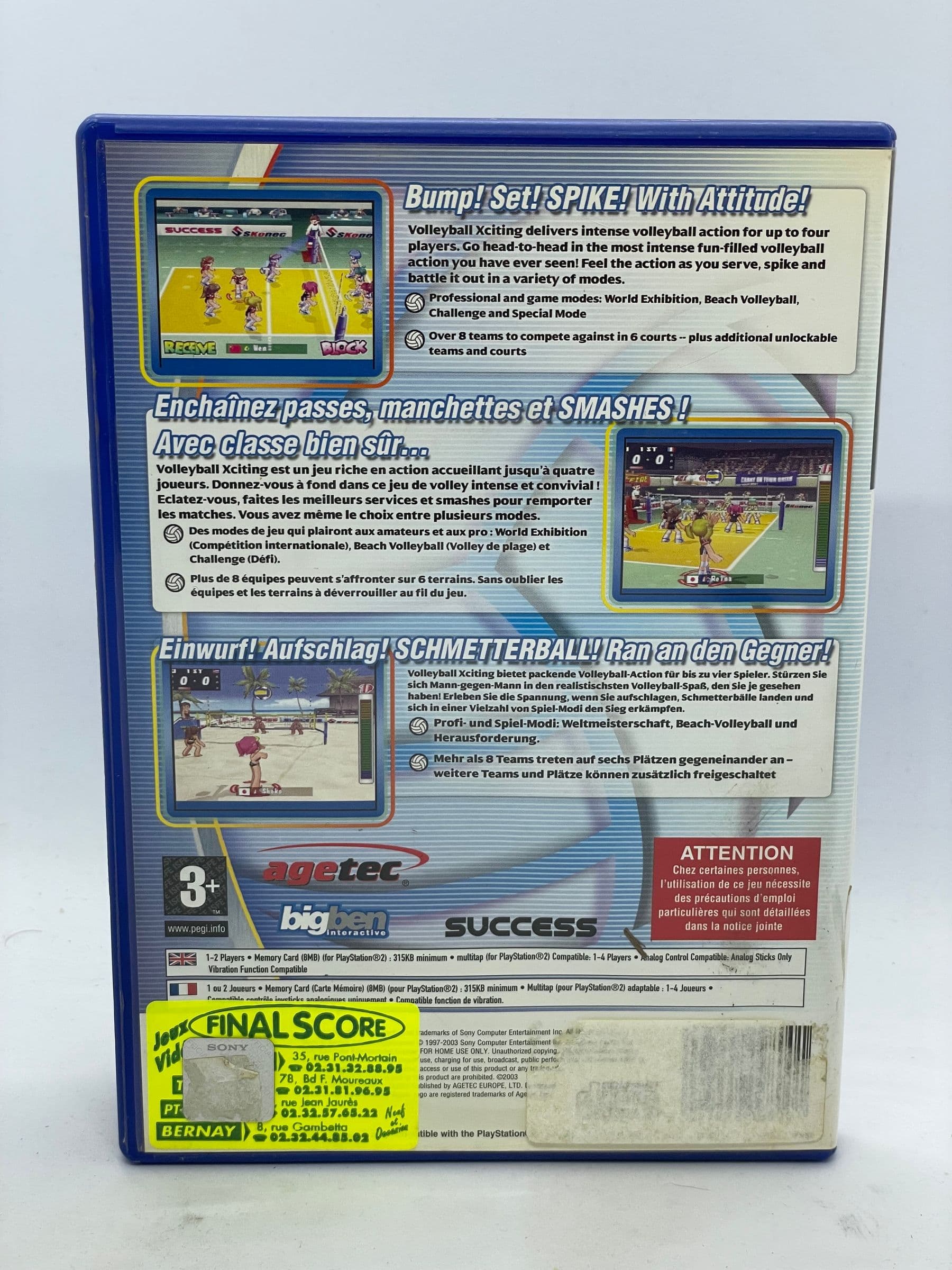 Volleyball Xciting PS2