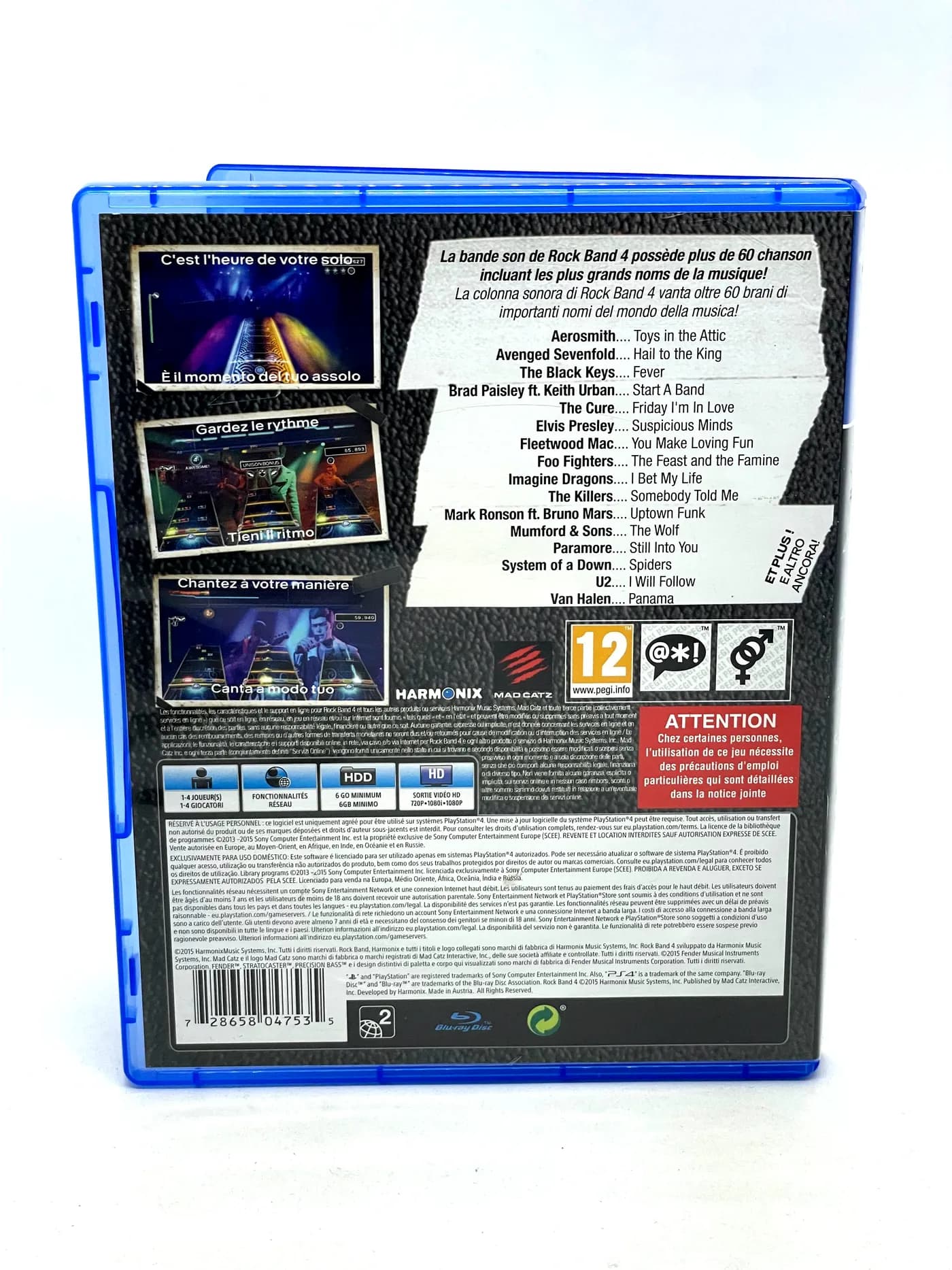 Rock Band 4 PS4