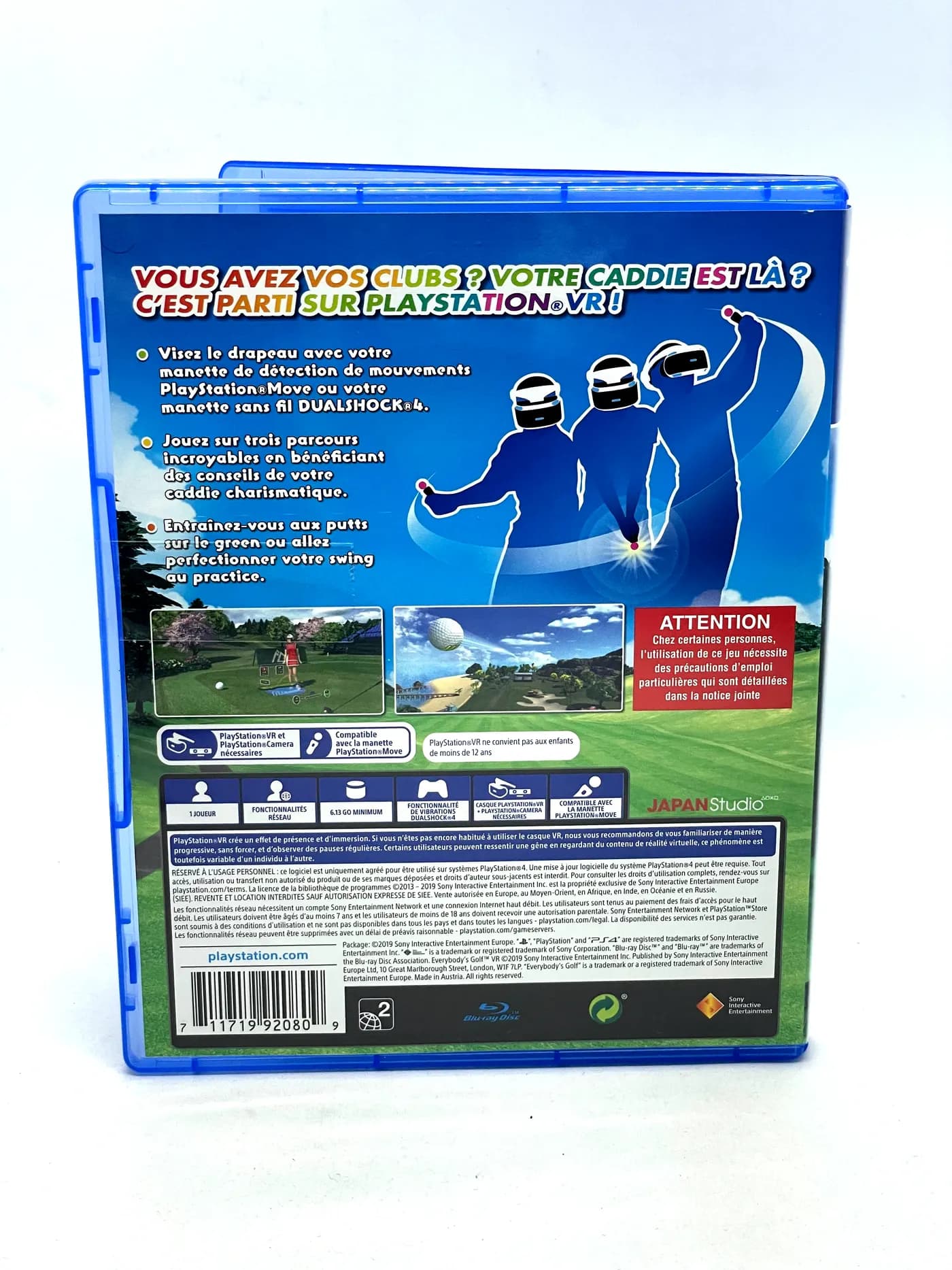 Everybody's Golf VR PS4