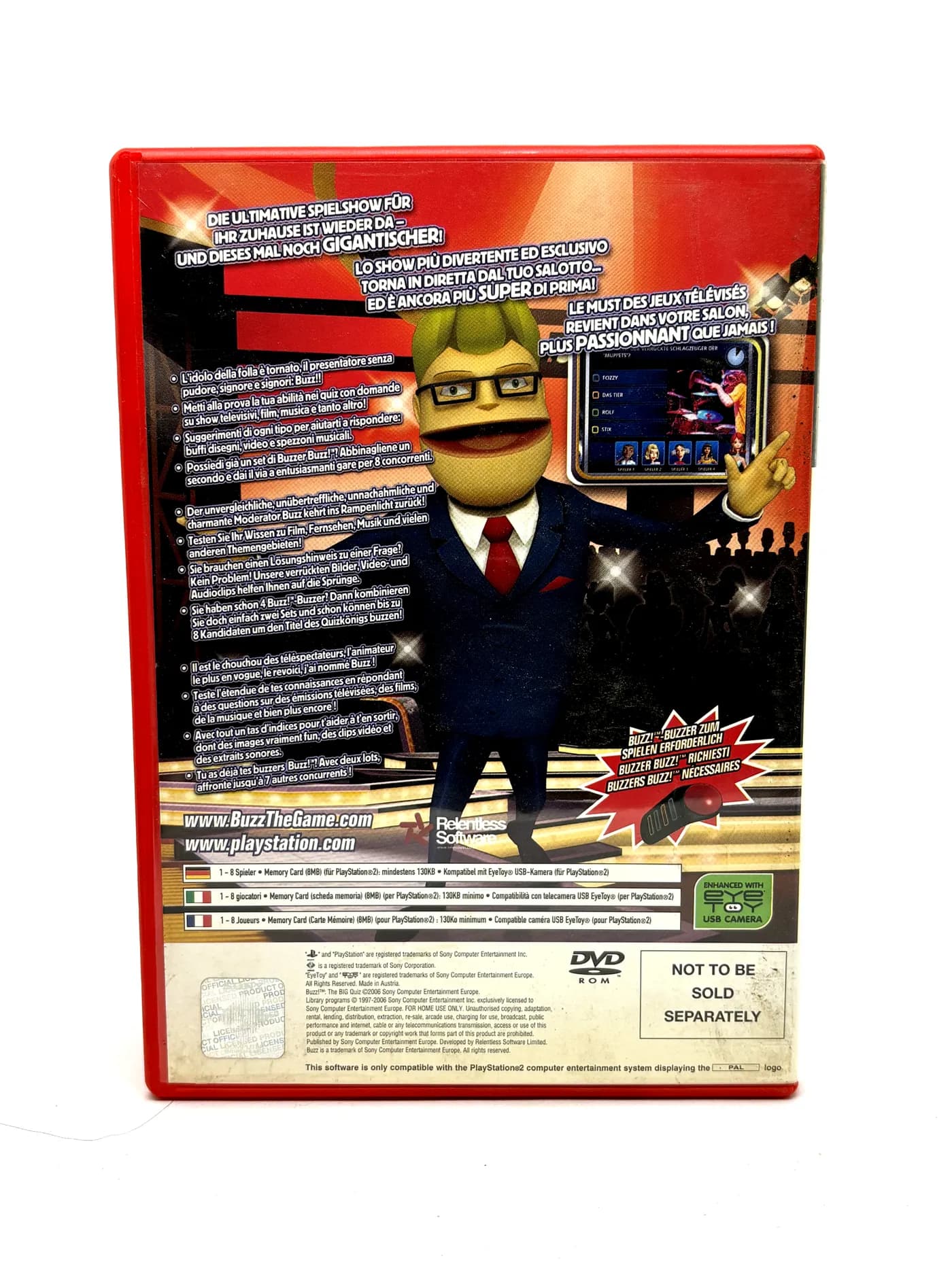 Buzz The Big Quizz PS2 (FR)