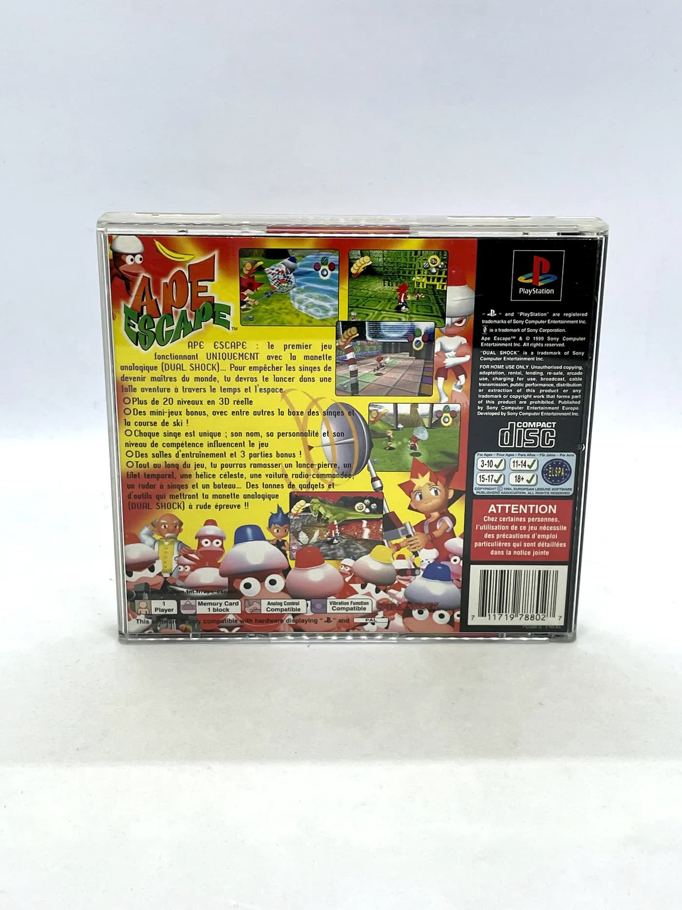 Ape Escape PS1 PSX (FR)