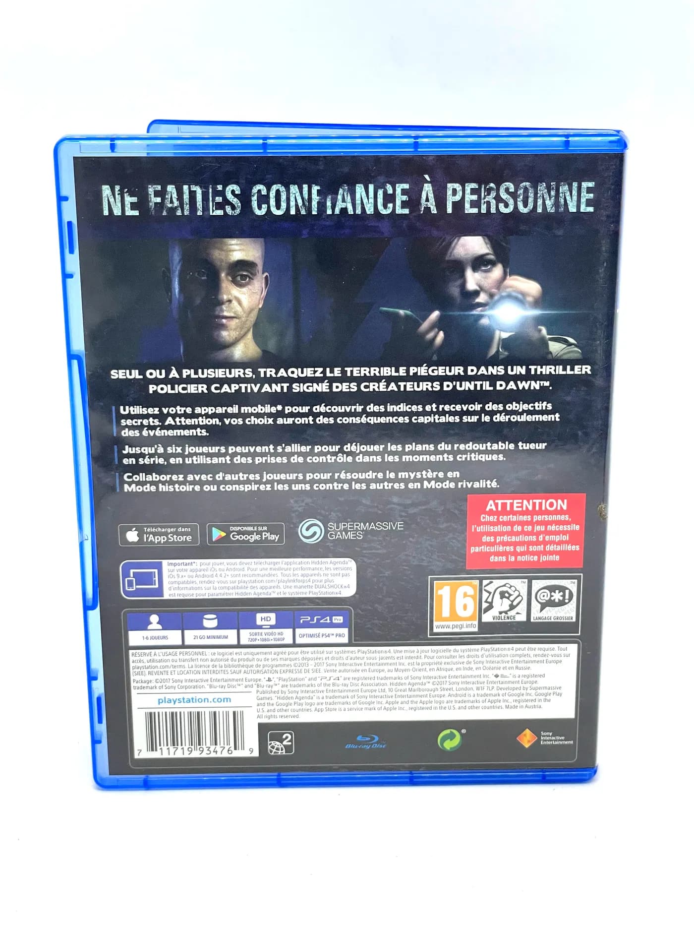 Hidden Agenda PS4