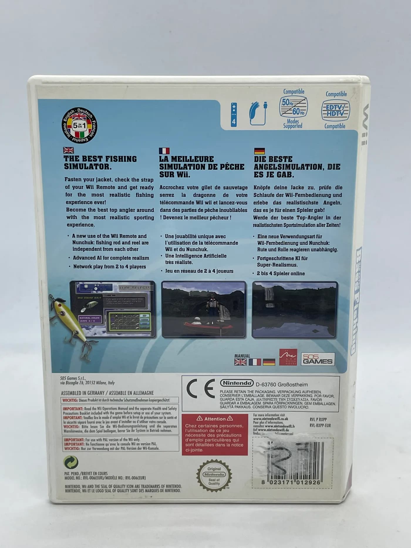 Big Catch Bass Fishing Nintendo Wii