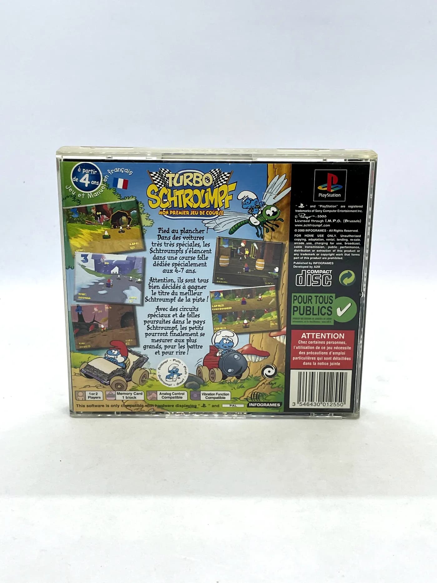 3, 2, 1, Smurf PS1 PSX