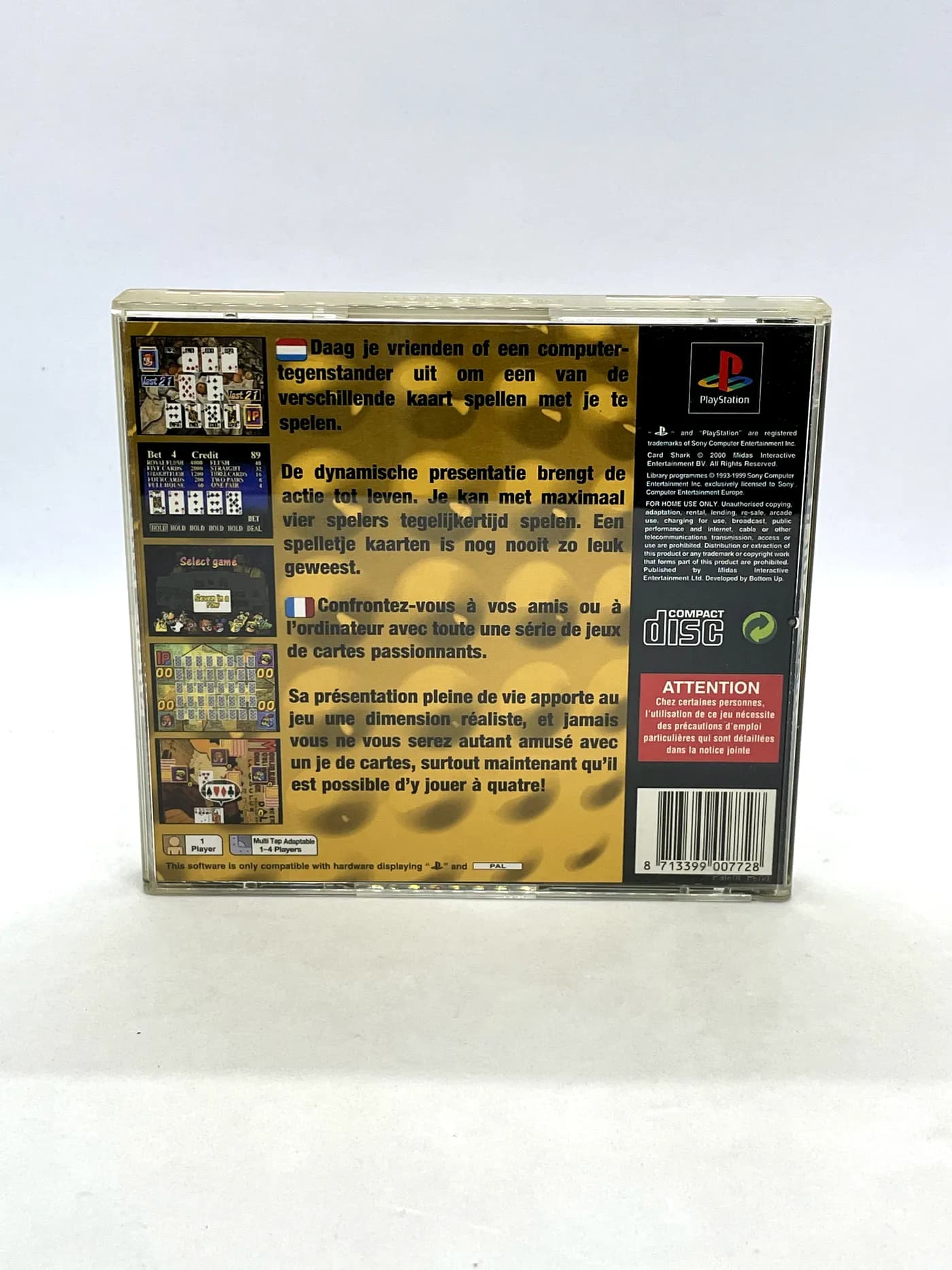 Card Shark PS1 PSX