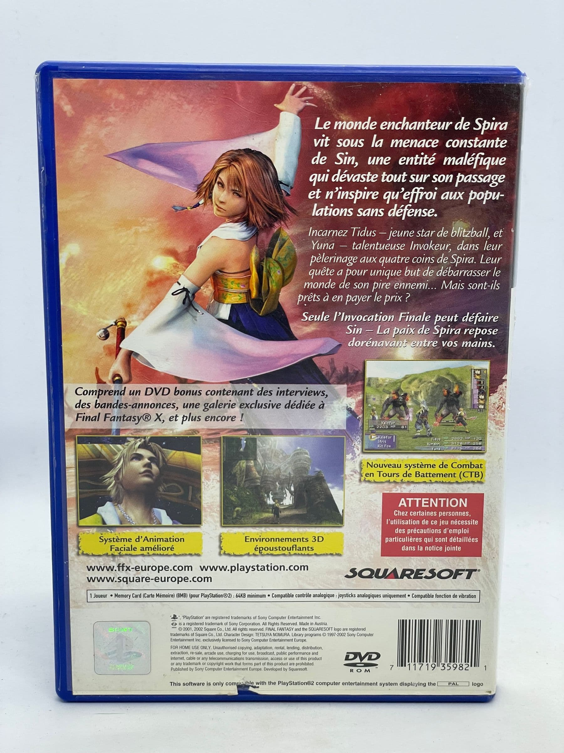 Final Fantasy X PS2 (2xCD) (FR)