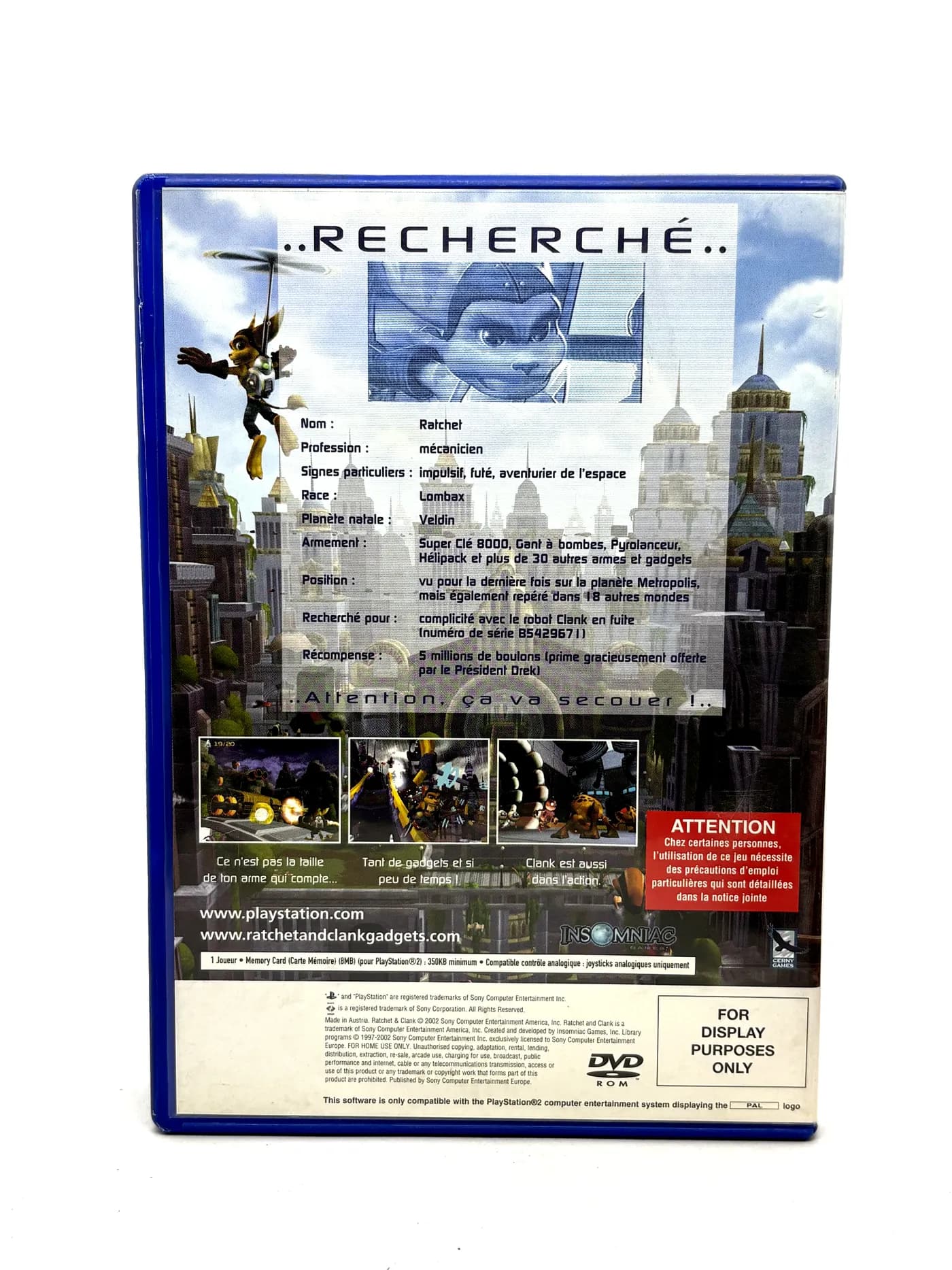 Ratchet & Clank PS2 (Promo)