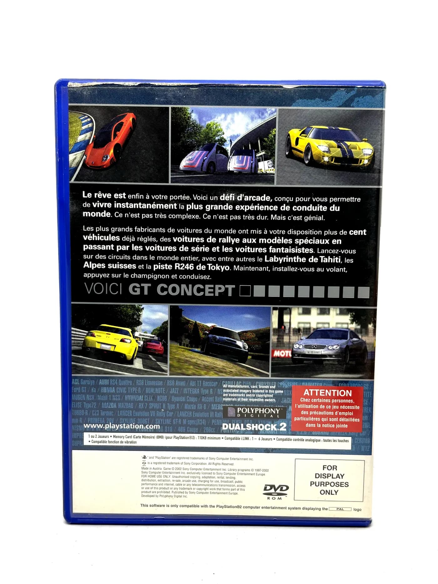 Gran Turismo Concept 2002 Tokyo-Geneva PS2 (Promo)