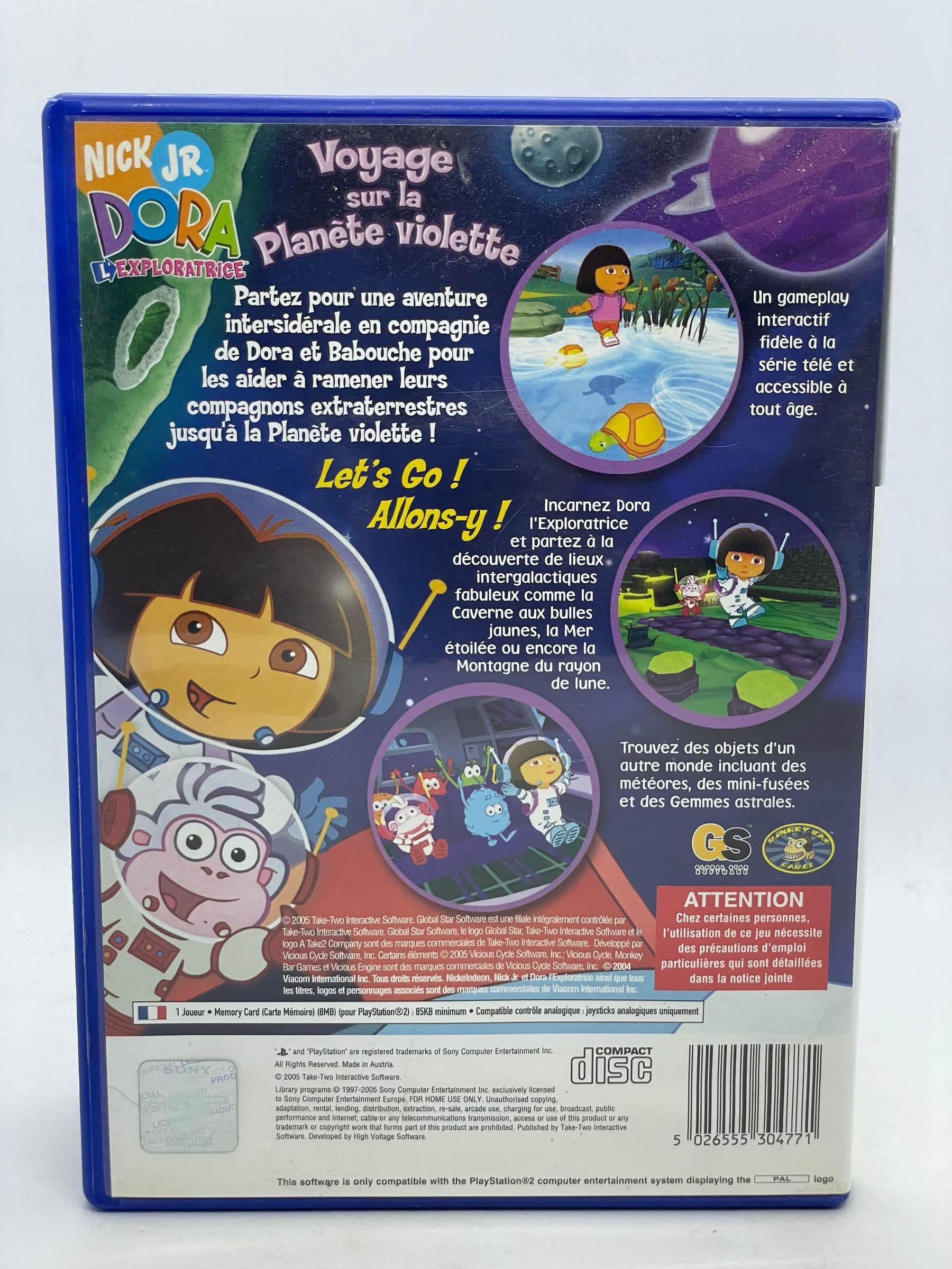 Dora the Explorer: Journey to the Purple Planet PS2