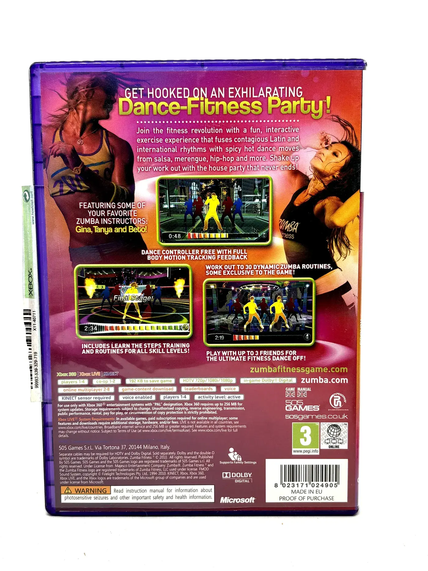 Zumba Fitness Xbox 360