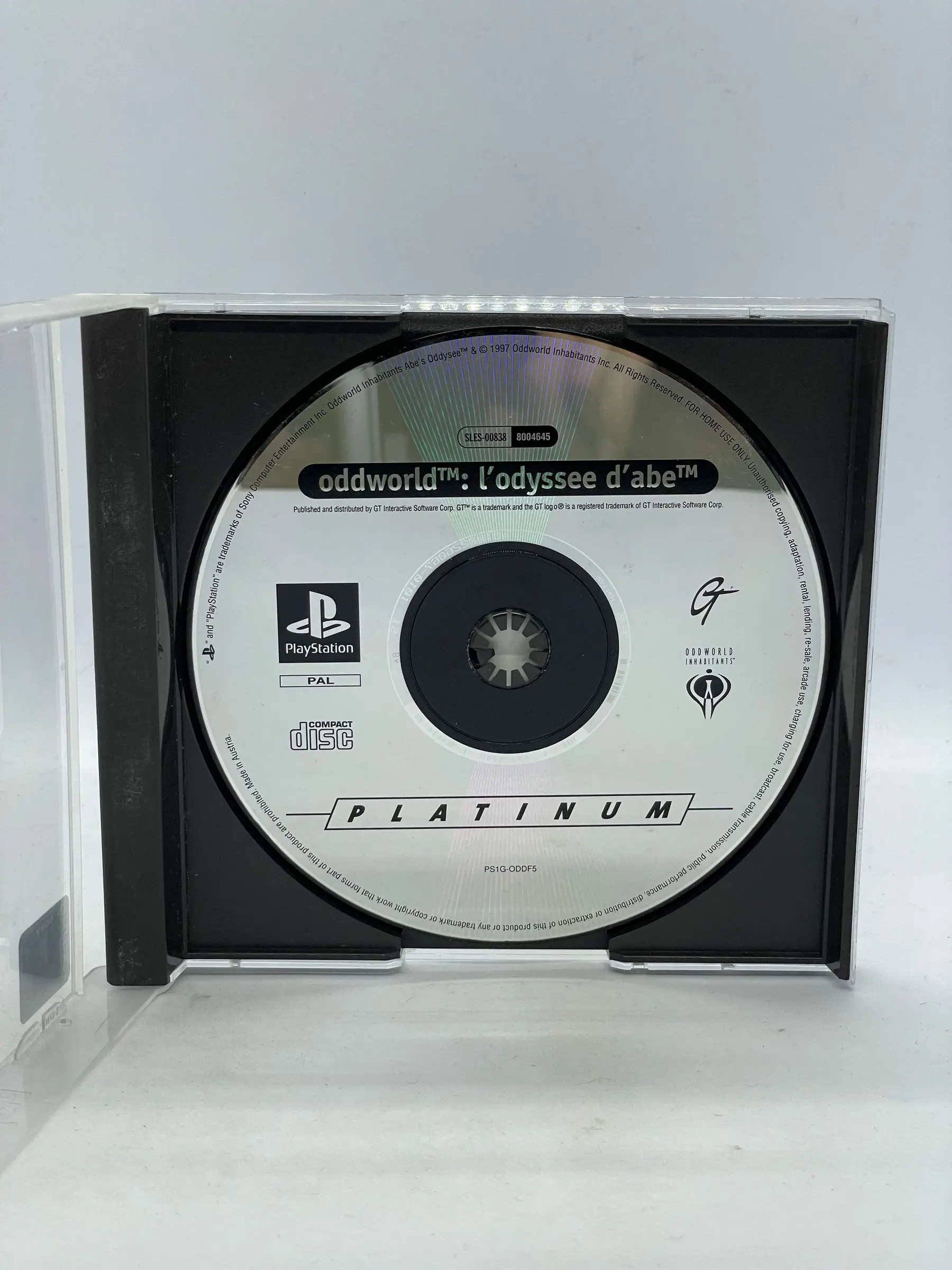 Oddworld: Abe's Oddysee PS1 PSX (FR)