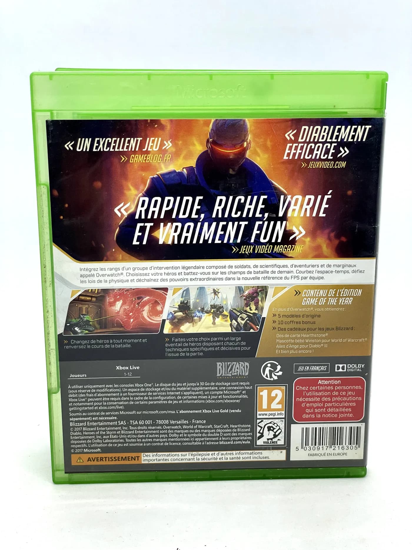 Overwatch Game of the Year Edition Xbox One