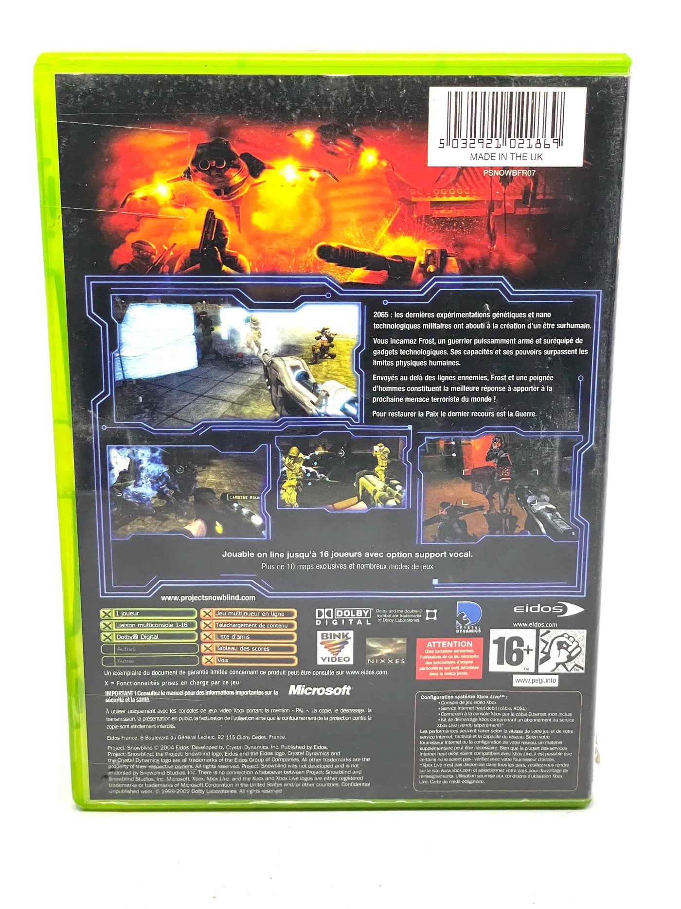 Project Snowblind XBOX