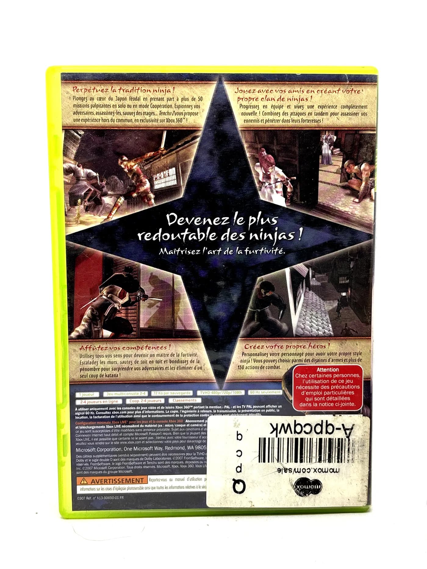 Tenchu Z Xbox 360