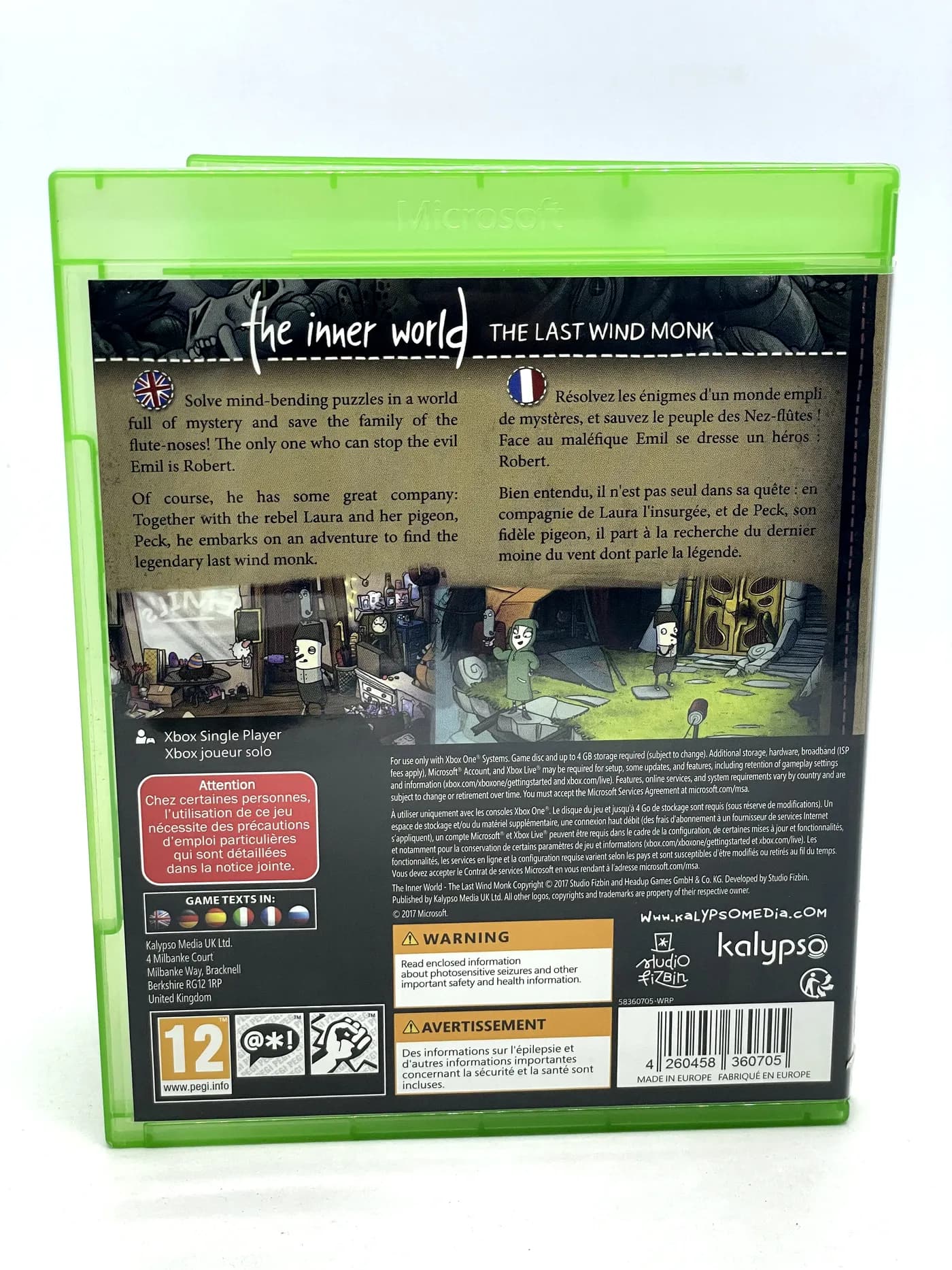 The Inner World The Last Wind Monk Xbox One