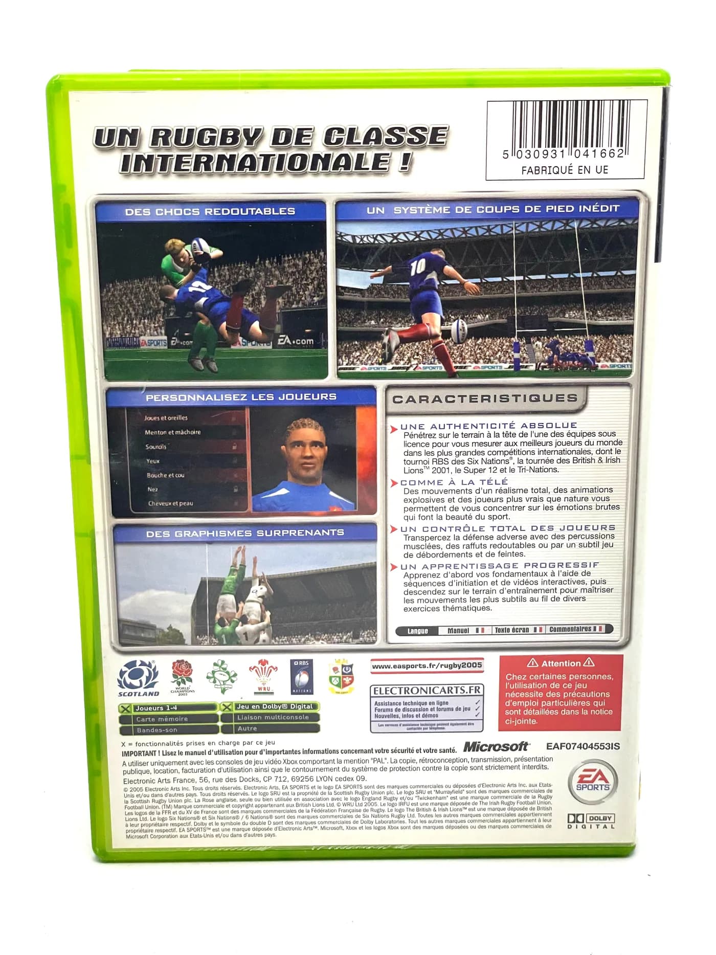 Rugby 2005 XBOX