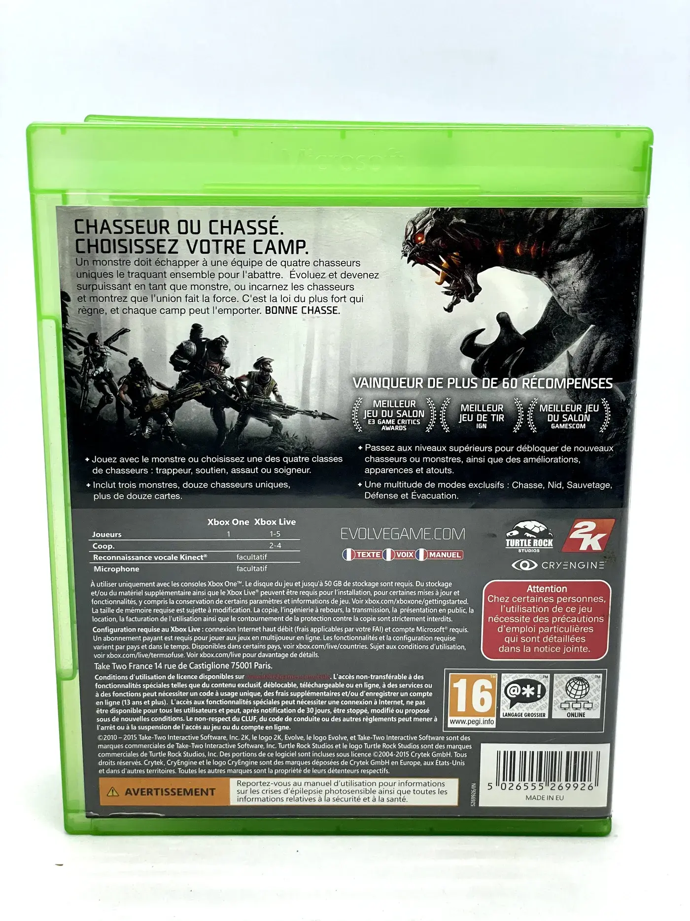 Evolve Xbox One