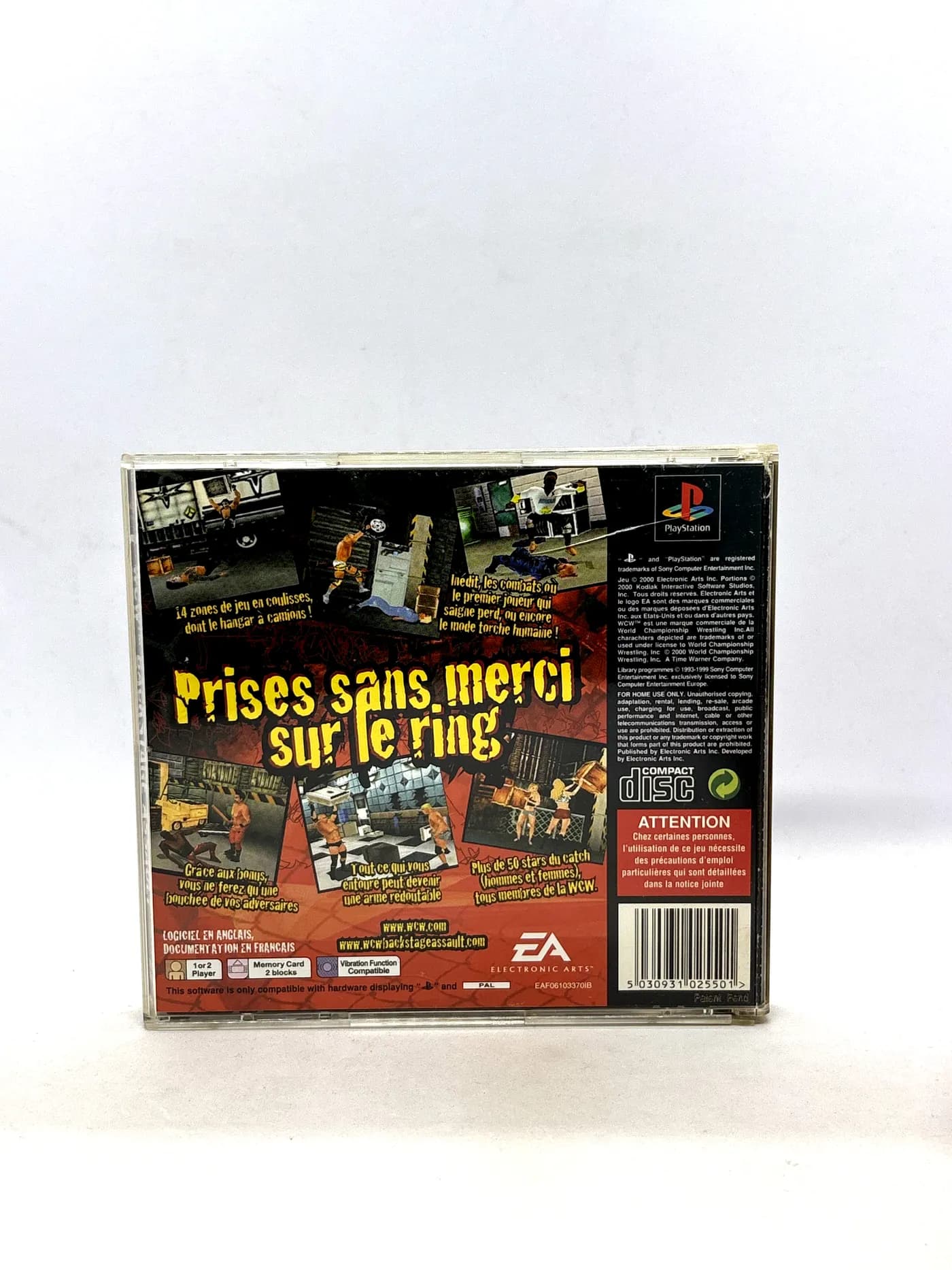 WCW Backstage Assault PS1 PSX