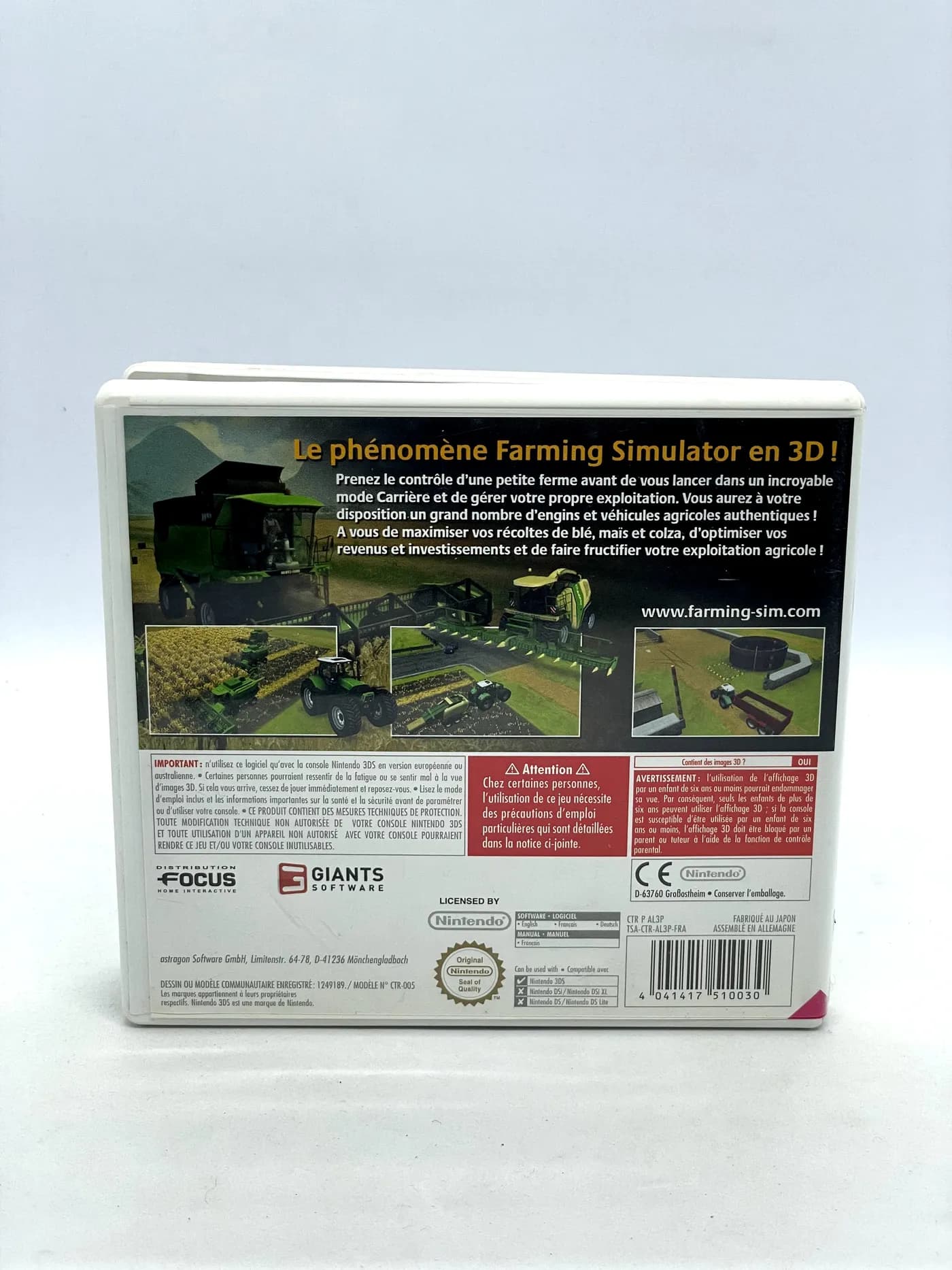 Farming Simulator 2012 3D Nintendo 3DS